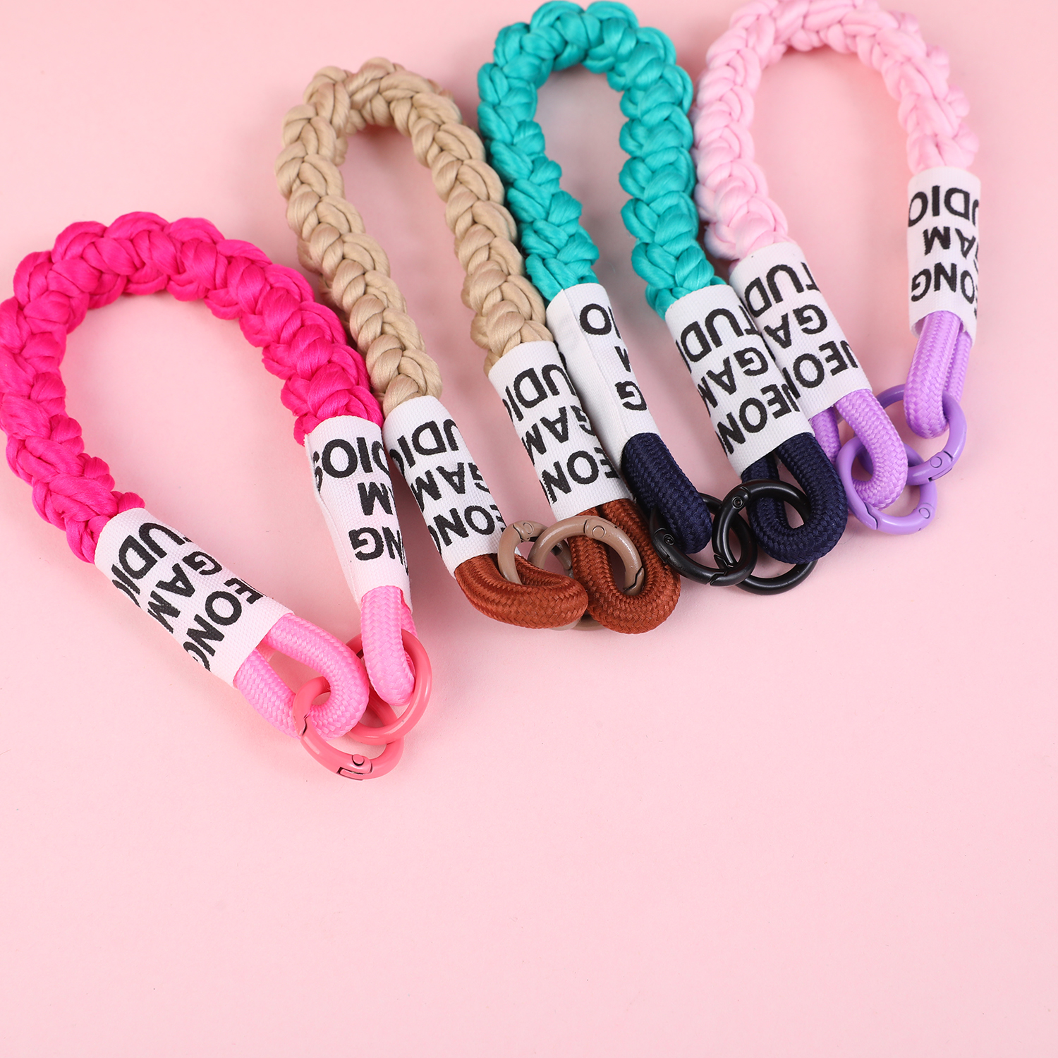 White Label Alphabet Braided Rope Charm