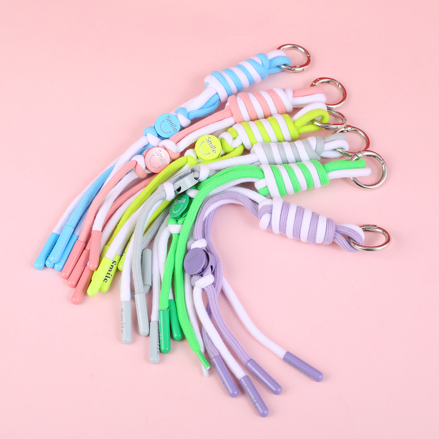 Plain Button Braided Rope Charm