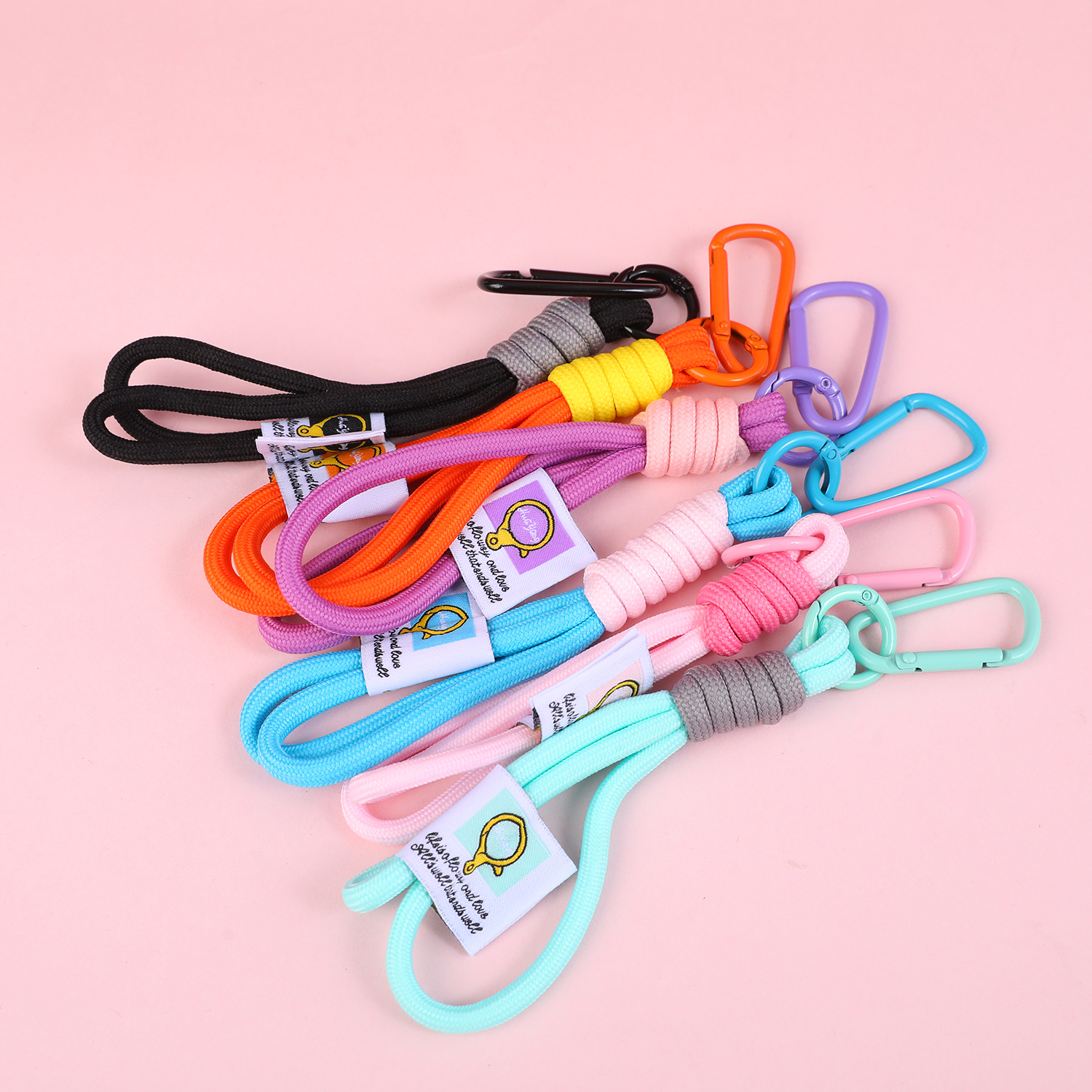 Color Label Braided Rope Charm