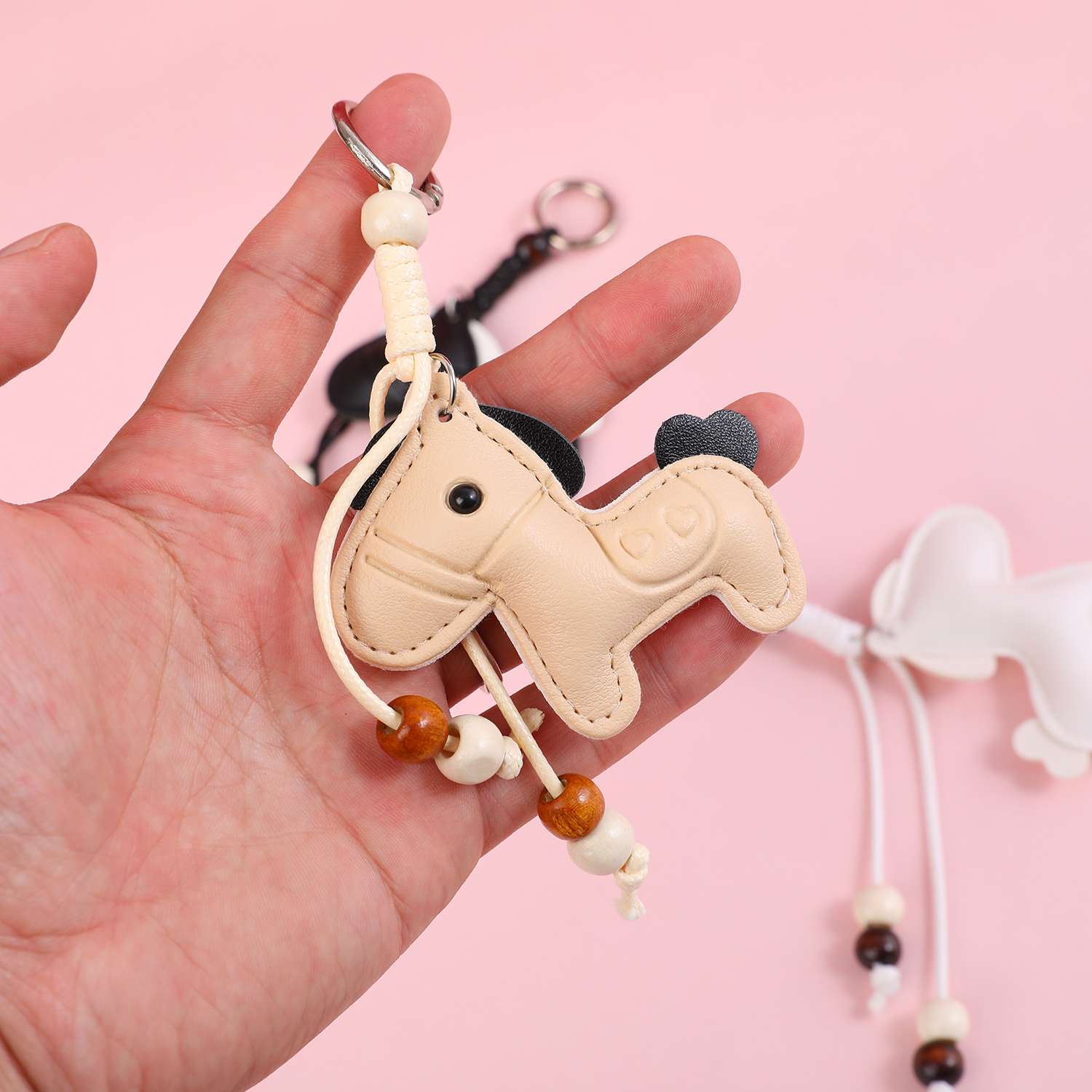Big Pony Beaded Charm