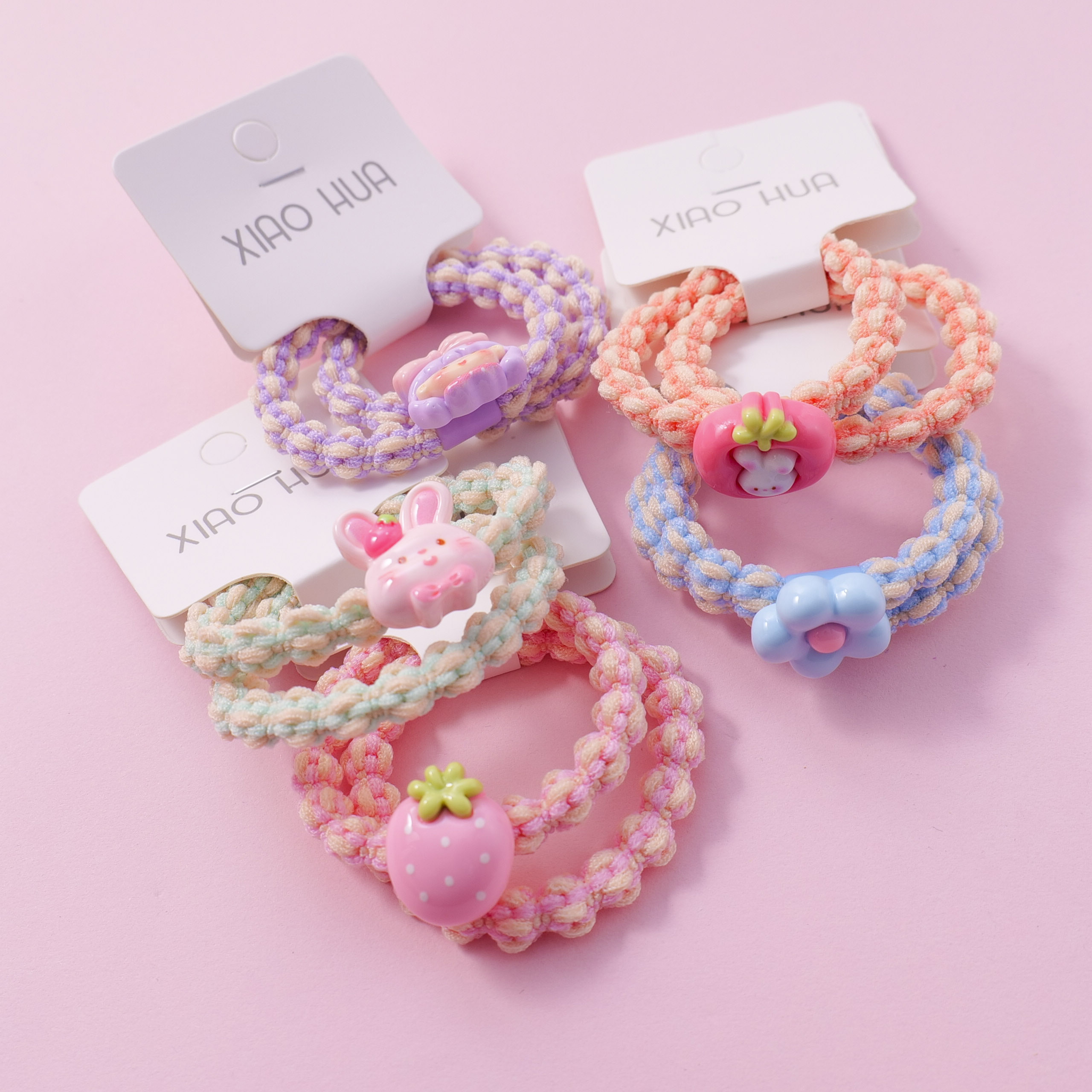 Little Girl Kids Hair Ties 2pcs