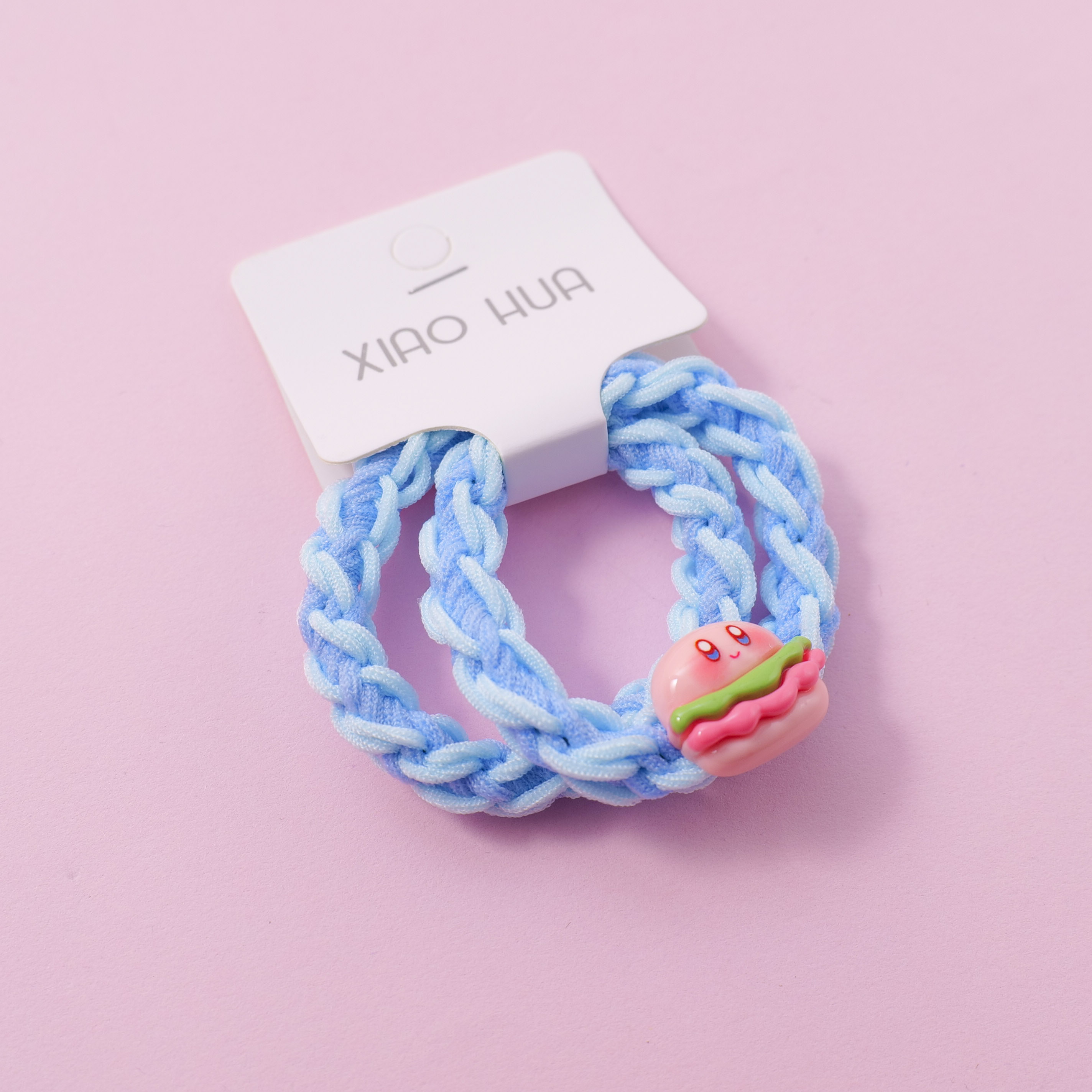 Hamburger Kids Hair Ties 2pcs