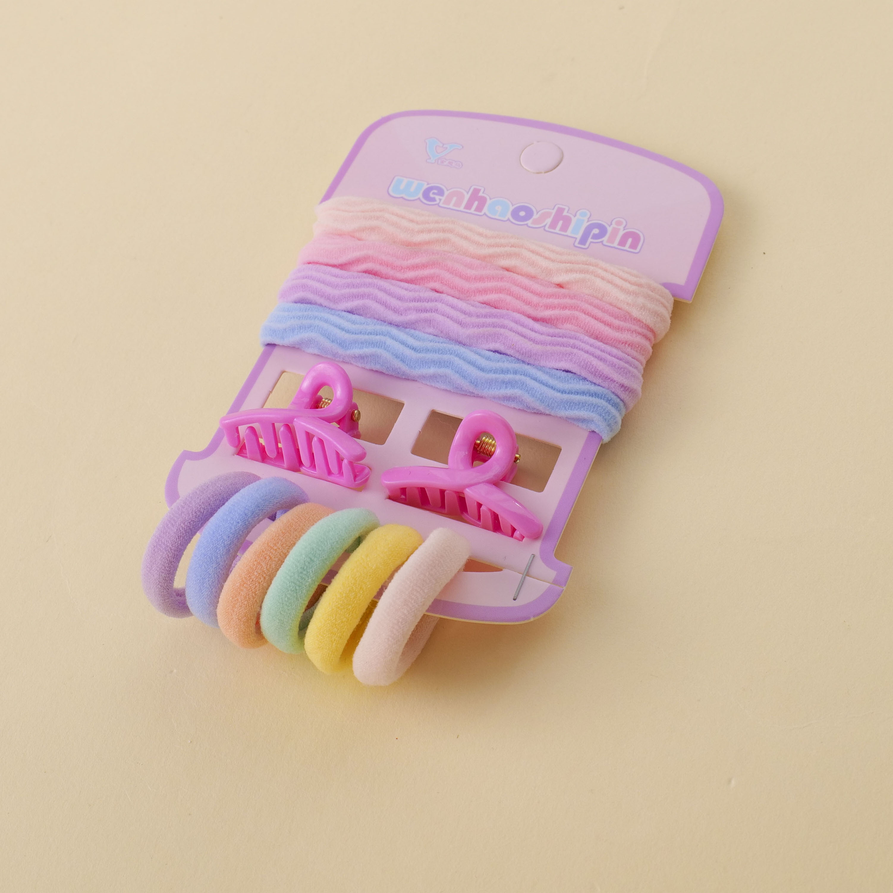 Colorful Mini Claw Hair Tie Set 12pcs