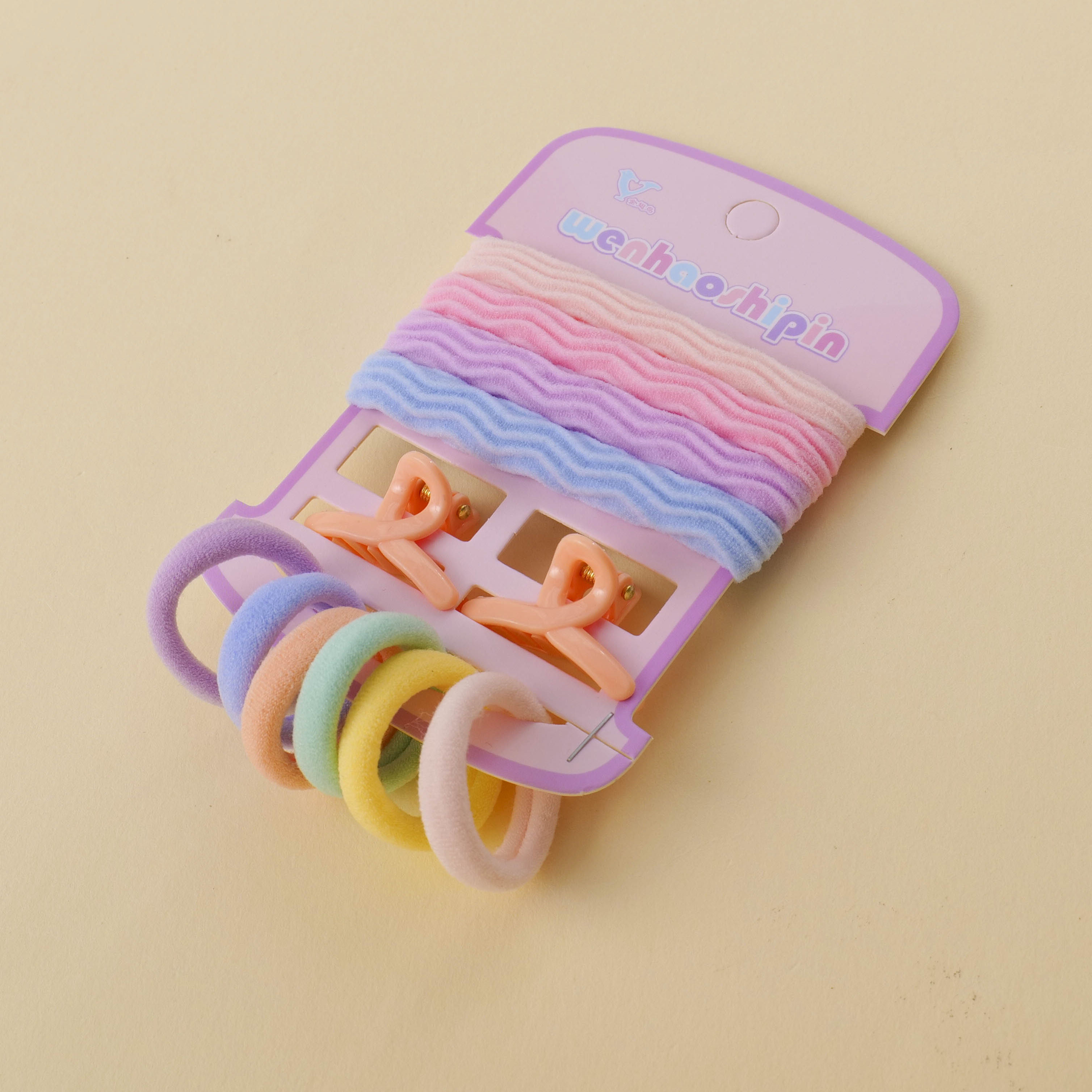 Colorful Mini Claw Hair Tie Set 12pcs