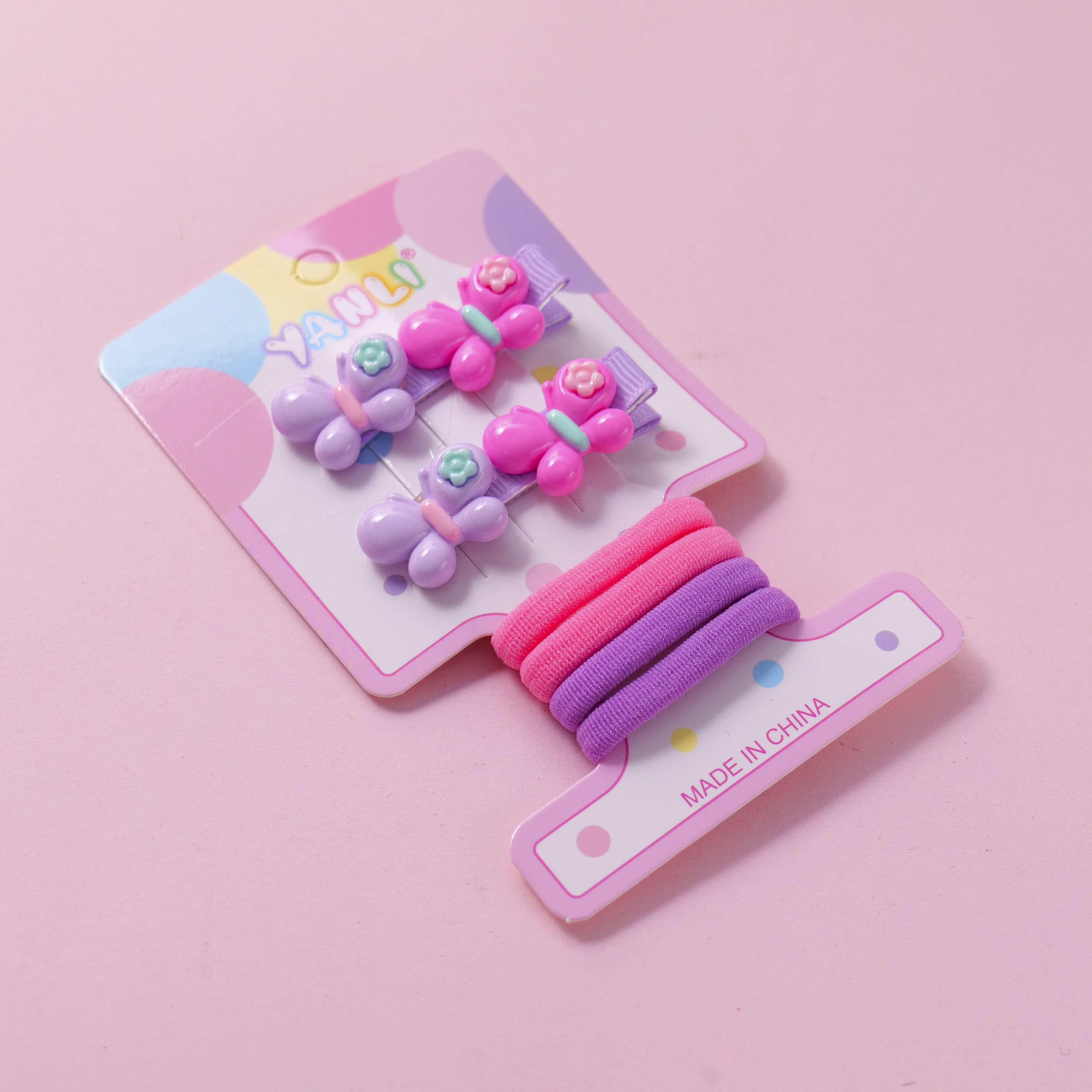 Butterfly Kids' Hair Accessory Set 6pcs