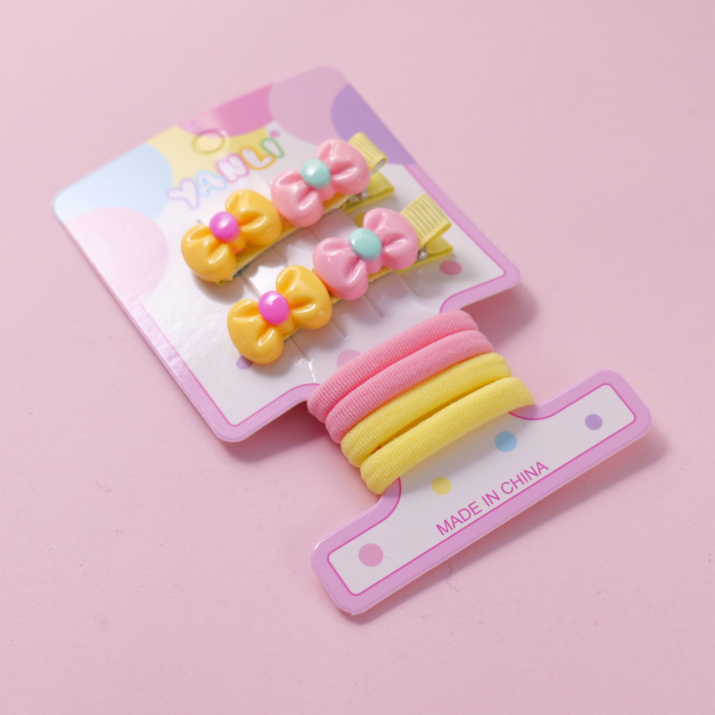 Bow Kids' Hair Accessory Set 6pcs