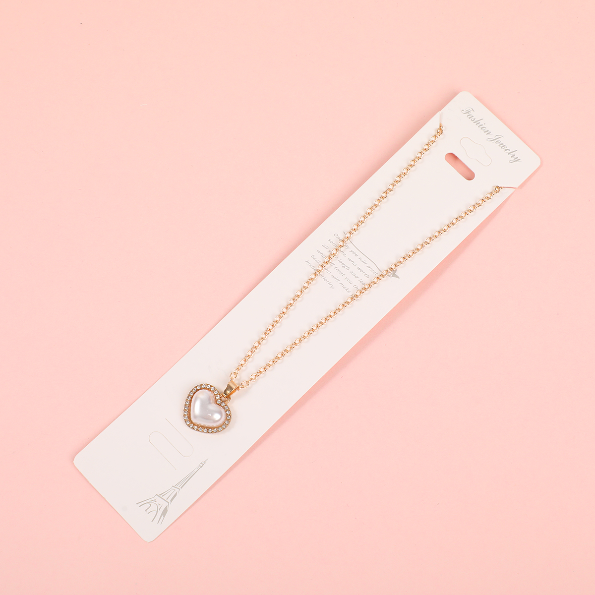 Pearl Heart Fashion Necklace