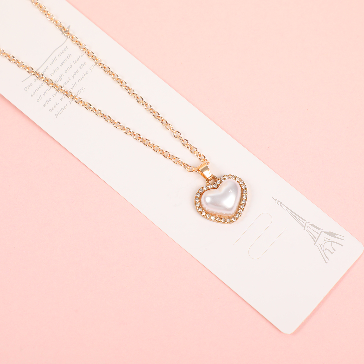 Pearl Heart Fashion Necklace