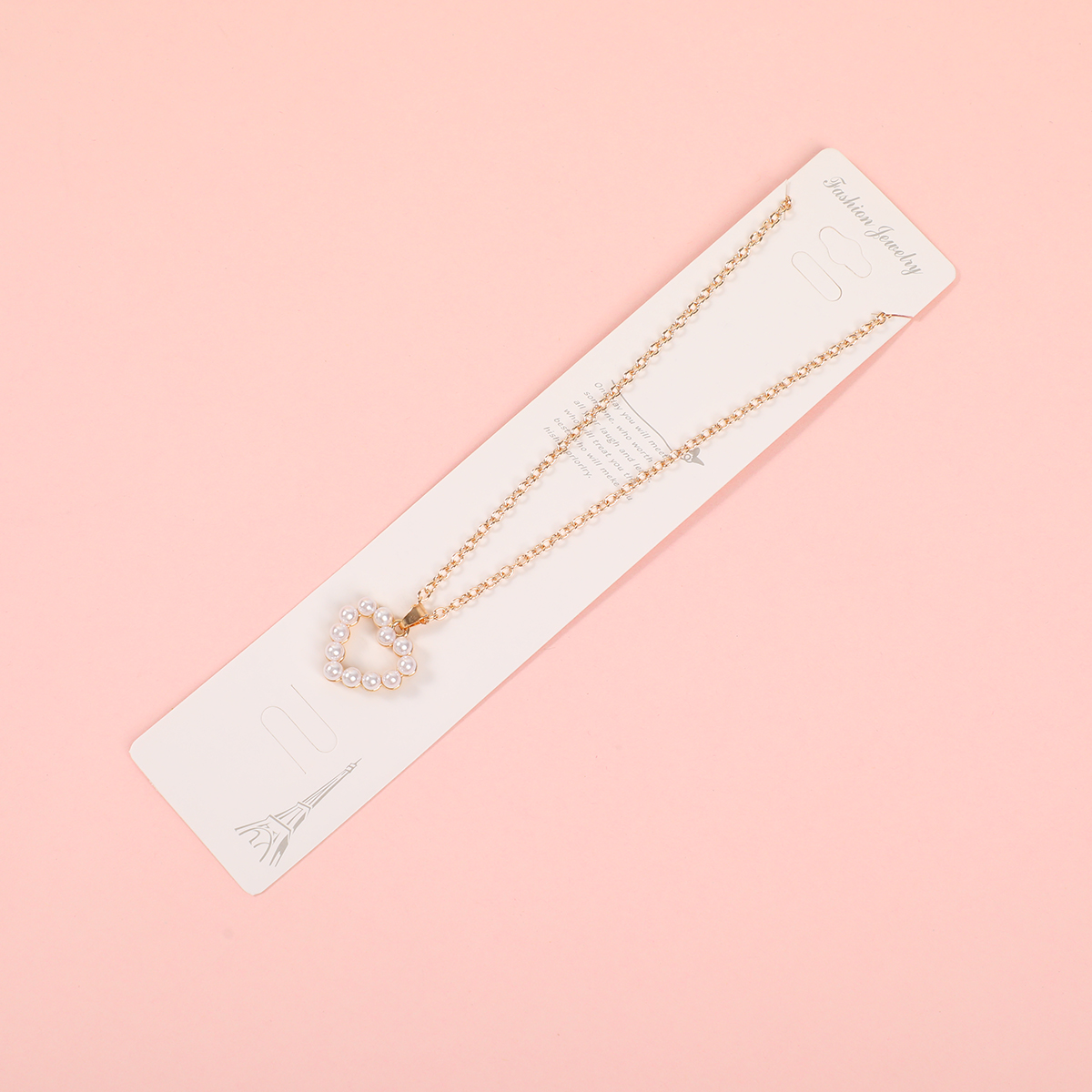 Heart Pearl Fashion Necklace