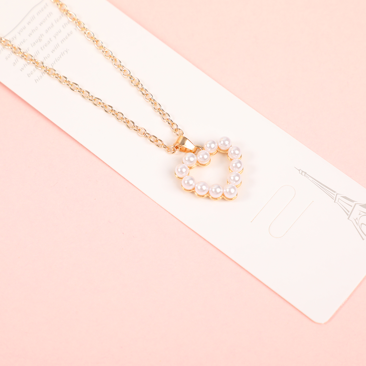 Heart Pearl Fashion Necklace