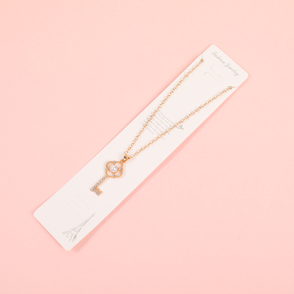 Pearl Key Fashion Necklace