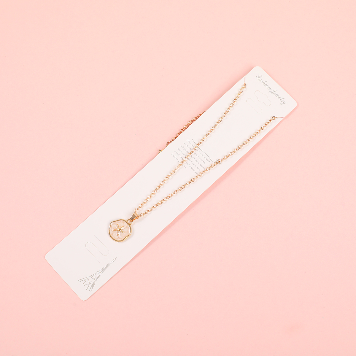 Enamel Starfish Fashion Necklace