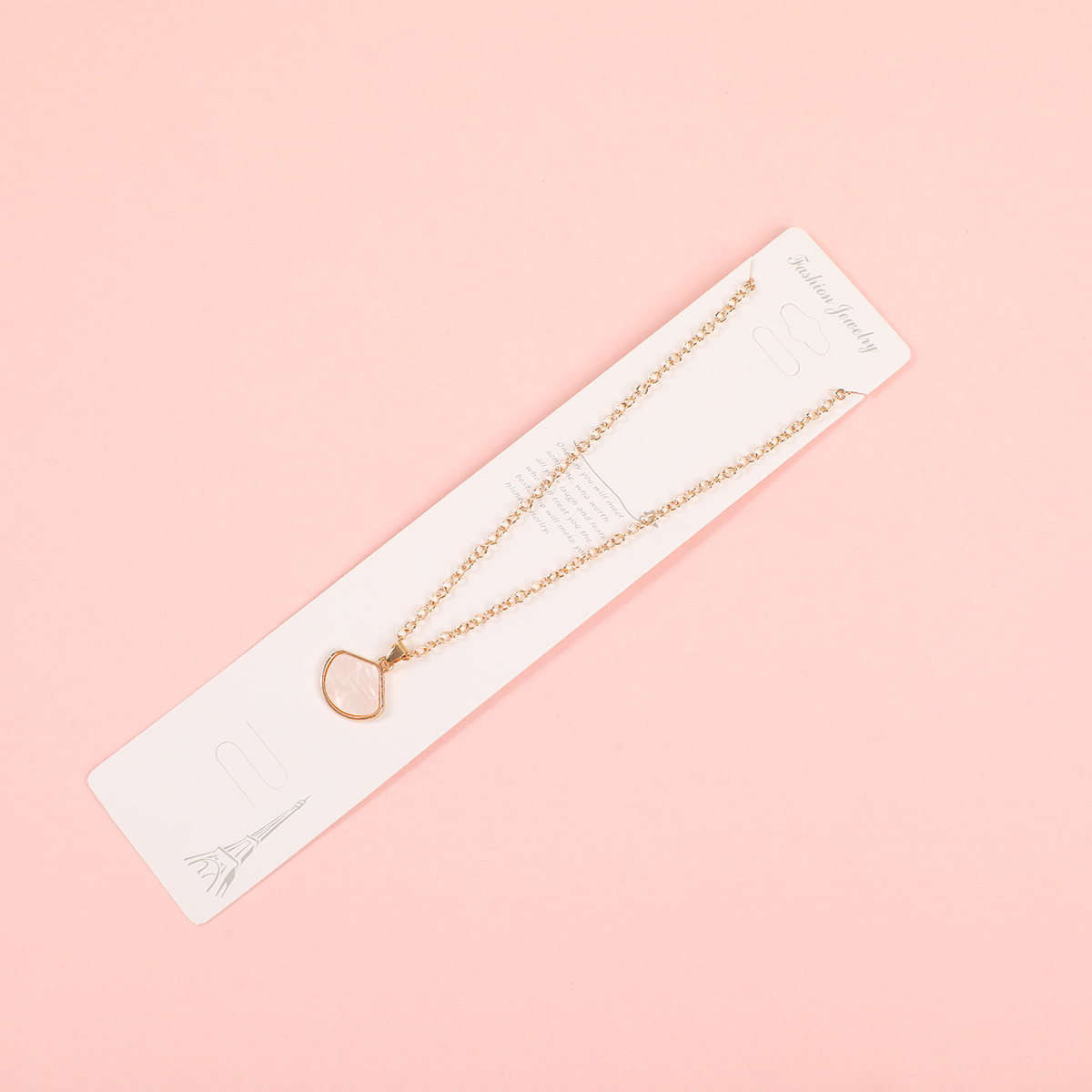 Fan Pendant Fashion Necklace