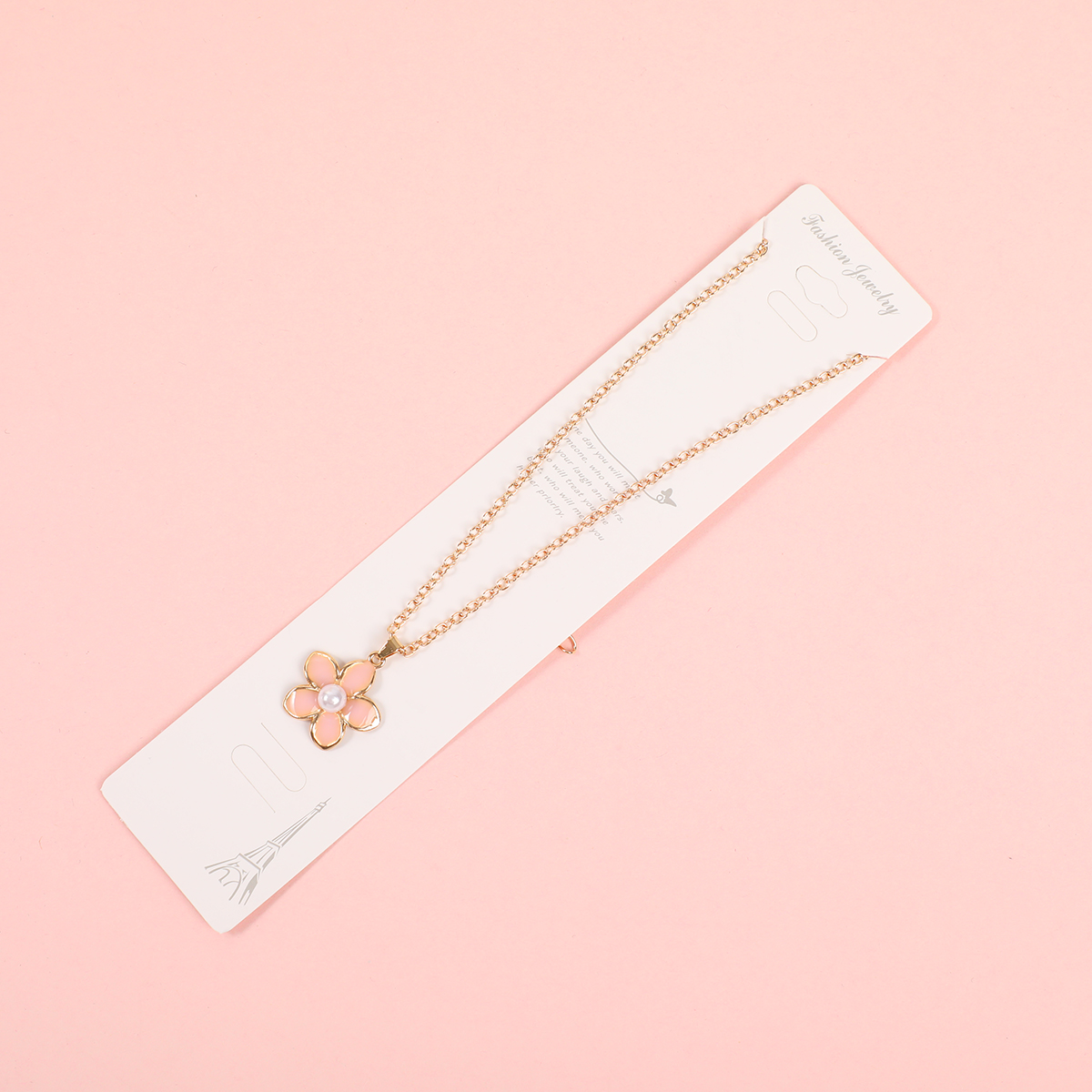 Flower Pearl Fashion Necklace