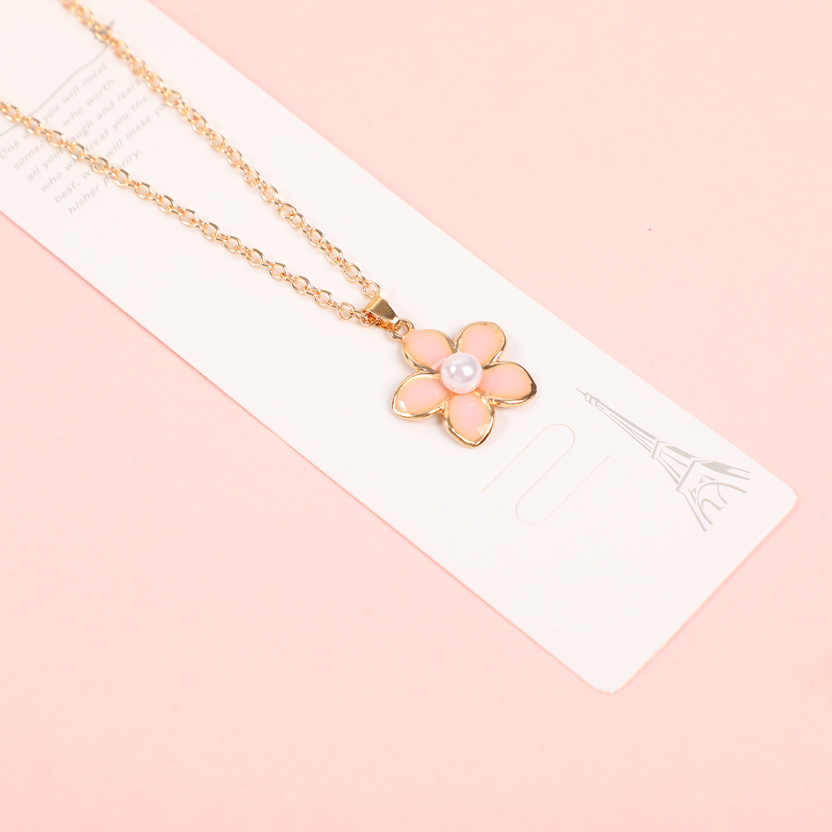 Flower Pearl Fashion Necklace