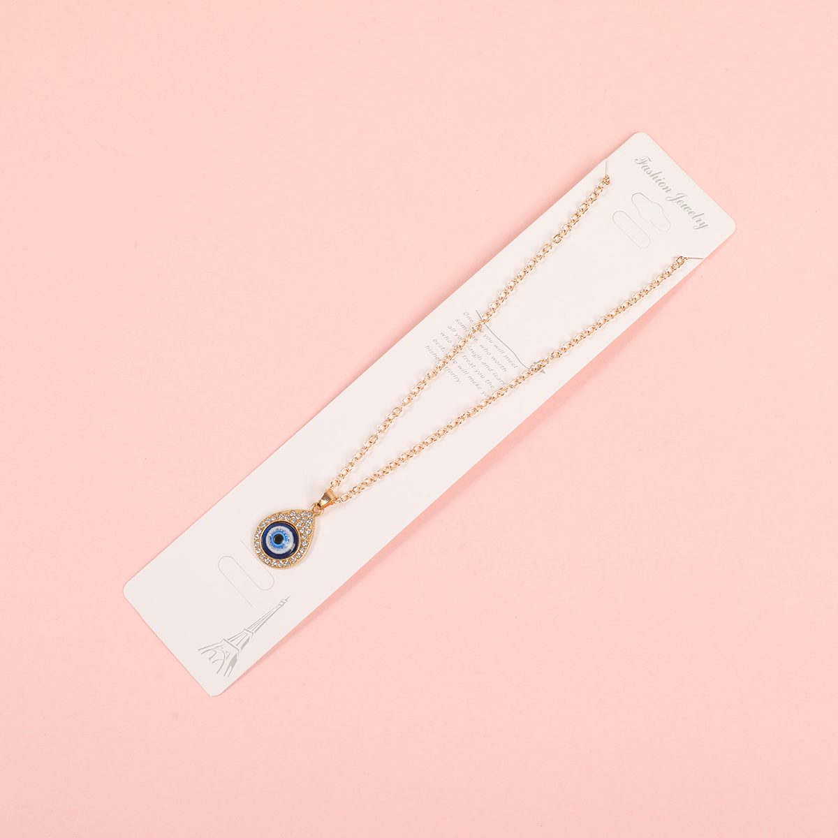 Teardrop Eye Fashion Necklace