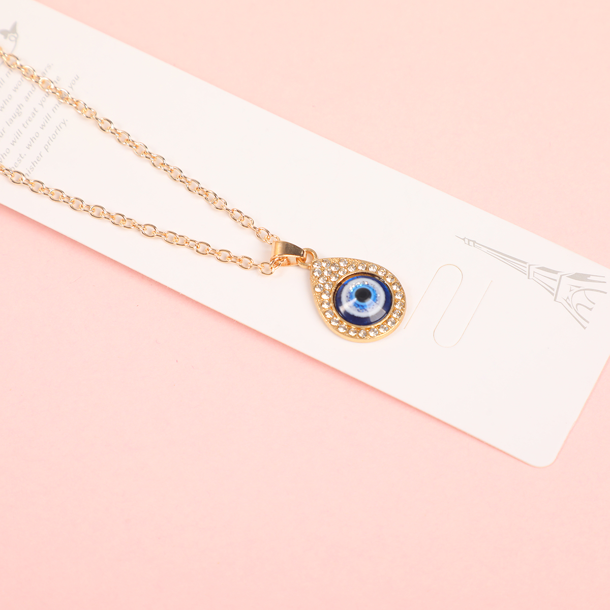 Teardrop Eye Fashion Necklace
