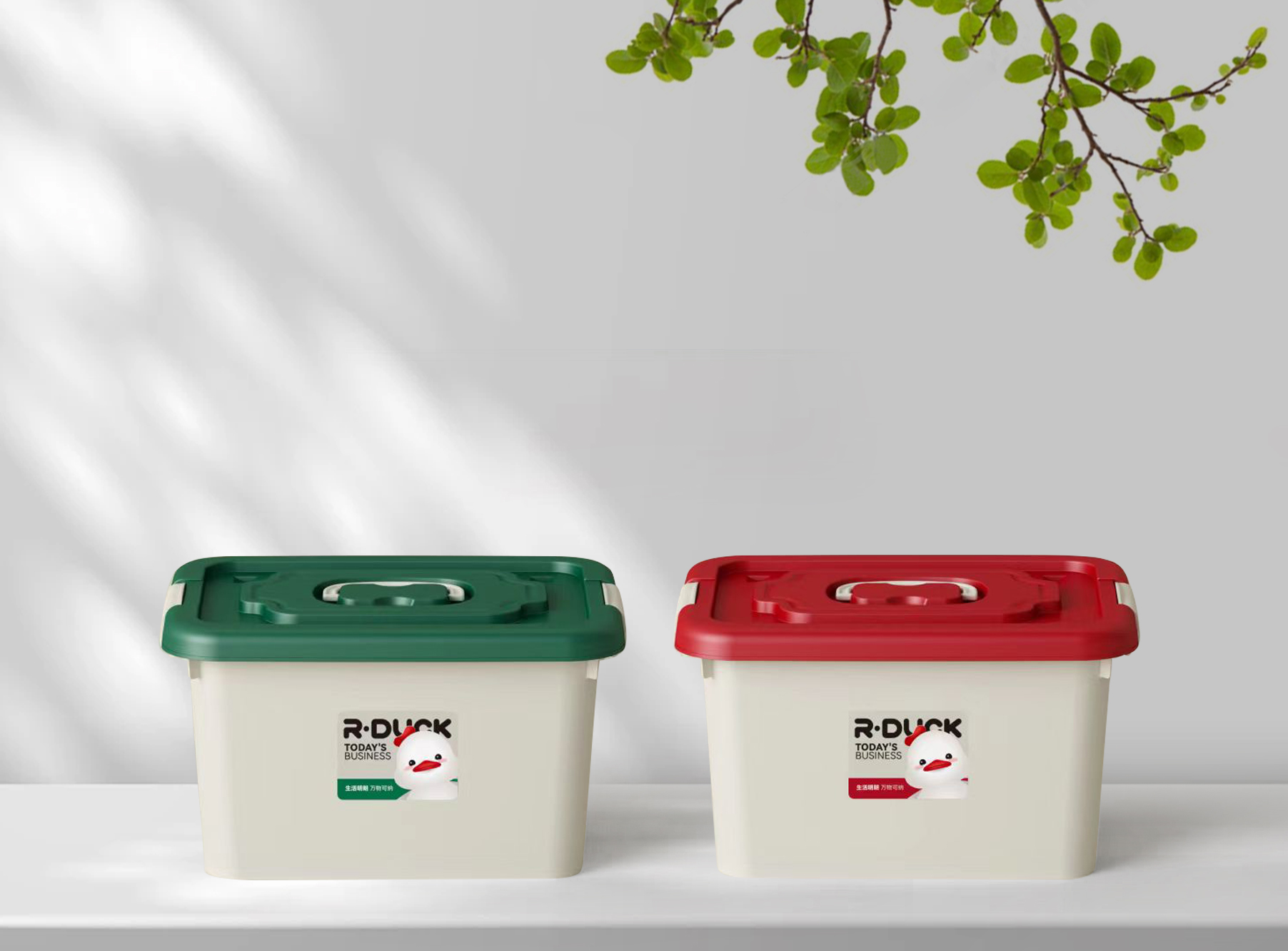 Boîte De Rangement Polyvalente Duck Rouge 60