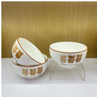 5-Inch Dazed Bear Ceramic Bowl