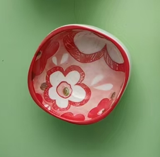 Red Ceramic Dish