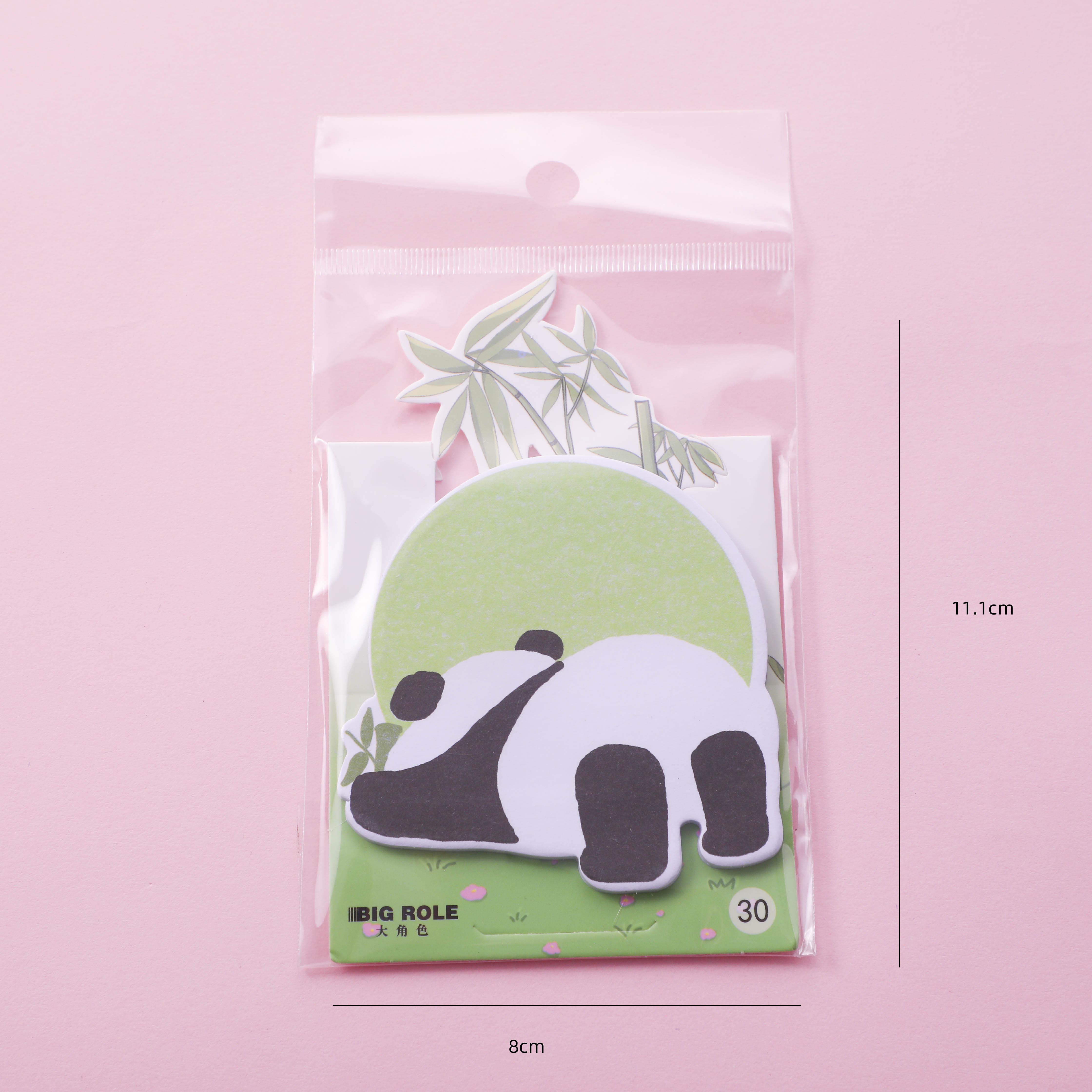 Stand-Up Sticky Notes: "Panda Panda" - BT6170