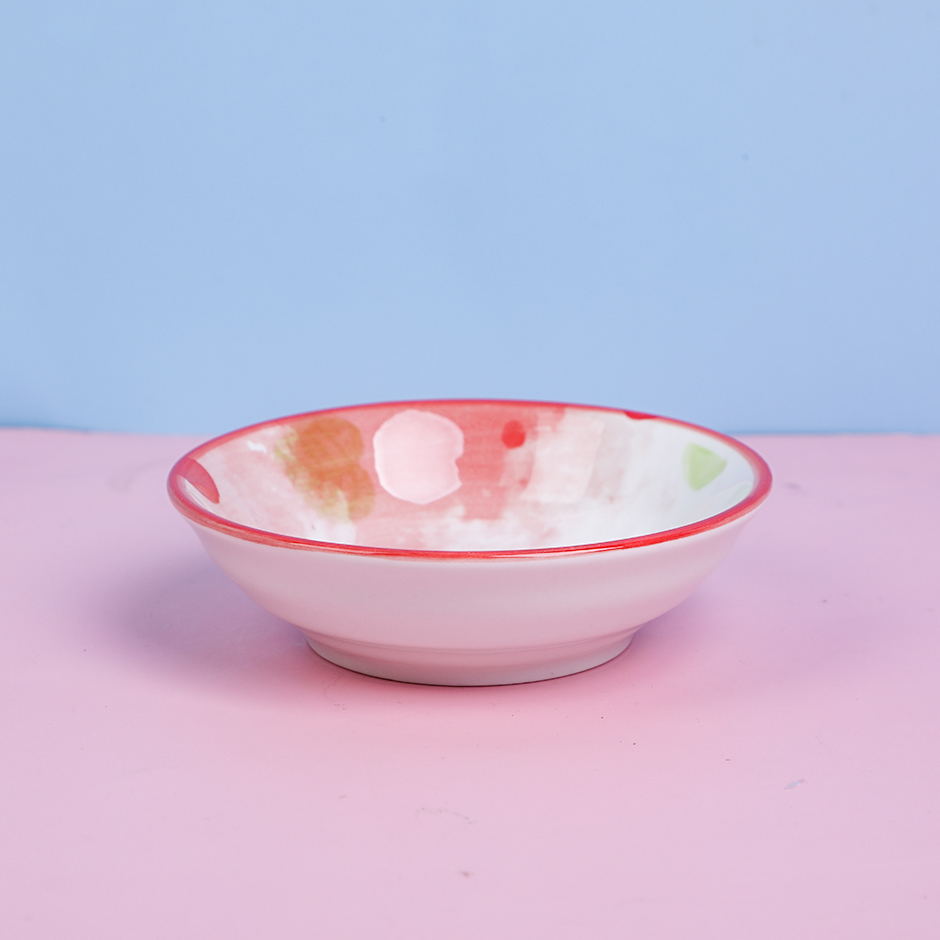 Strawberry ceramic plate