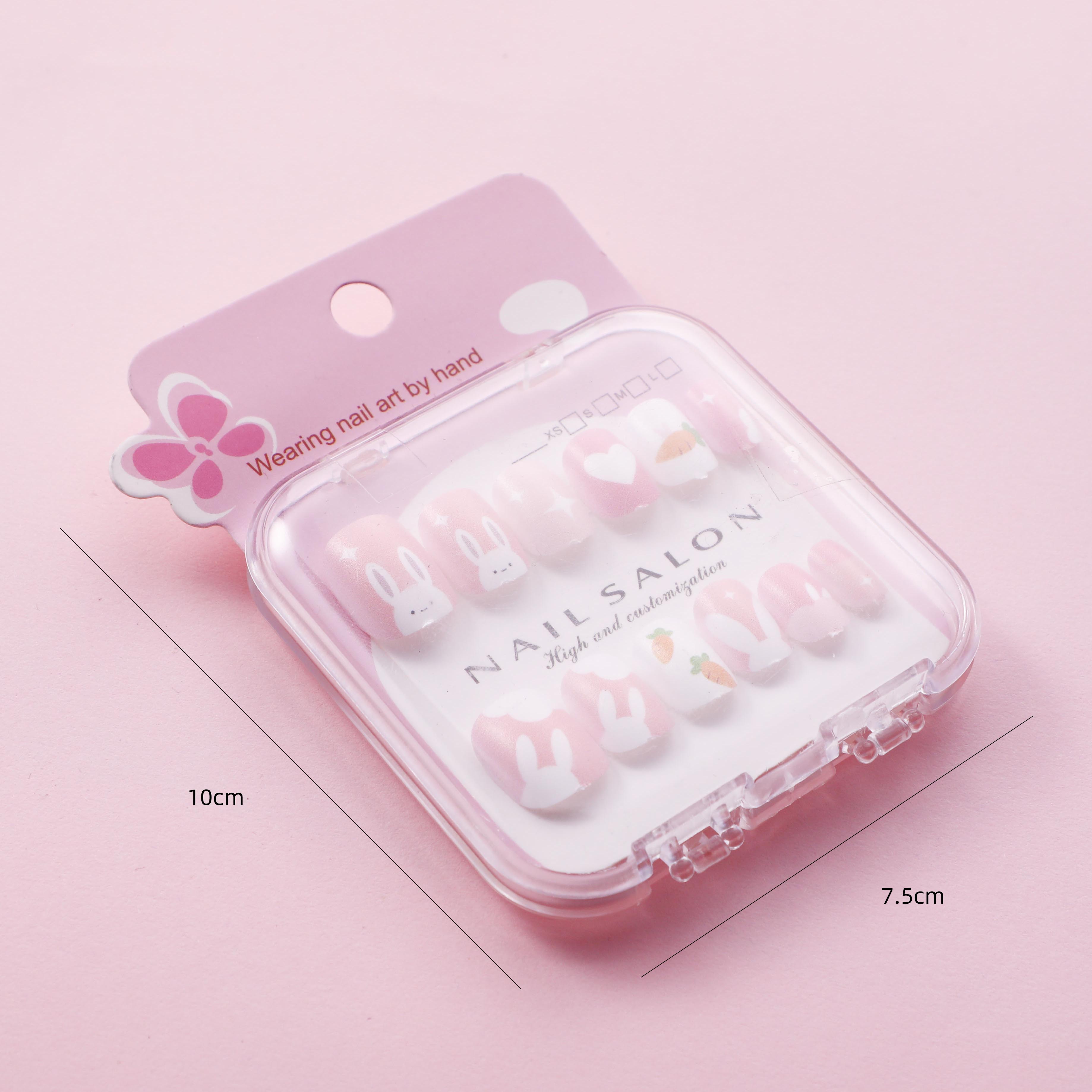 Cute Series Press-On Nails for Ages 3–15 - 1