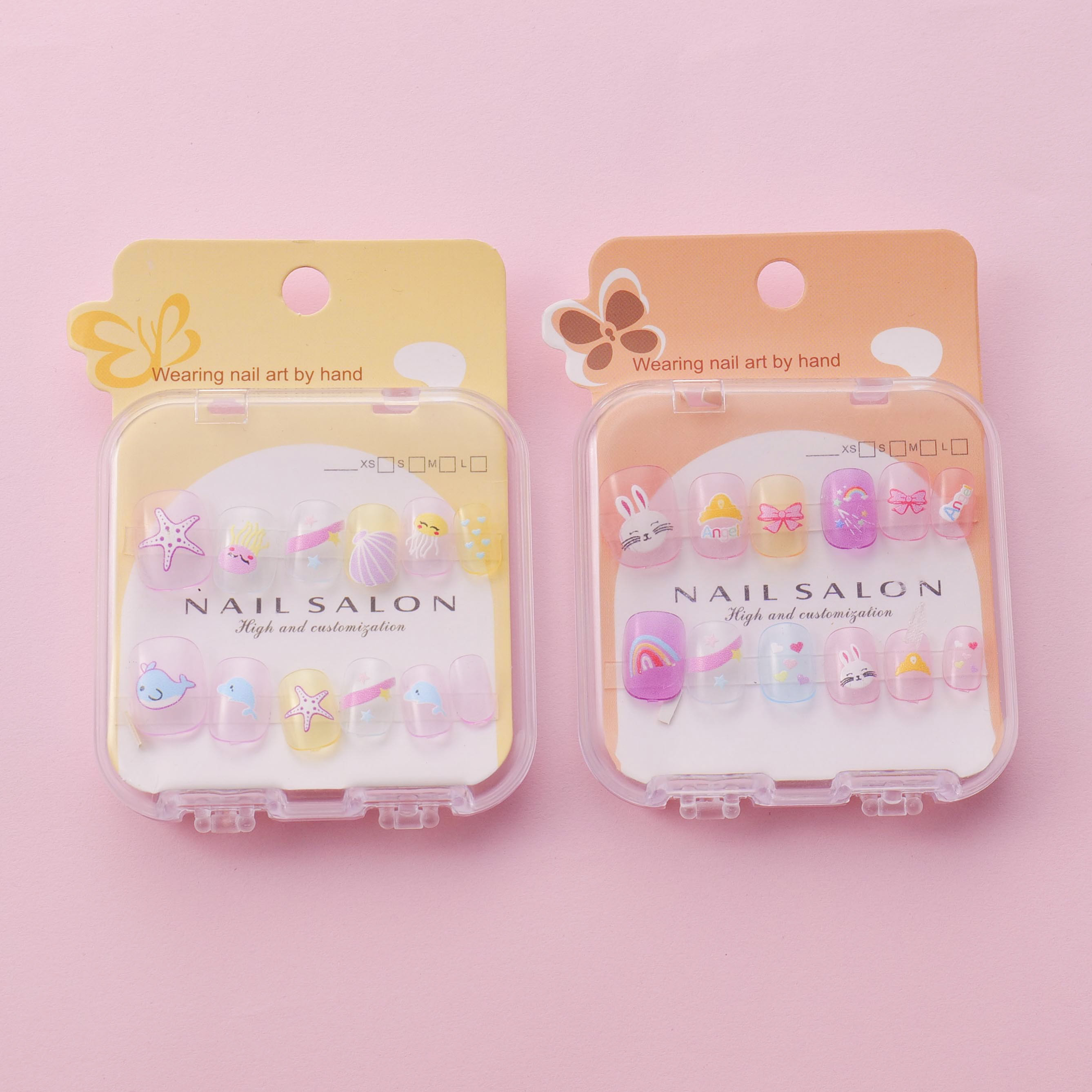 Cute Series Press-On Nails for Ages 3–15 - 5