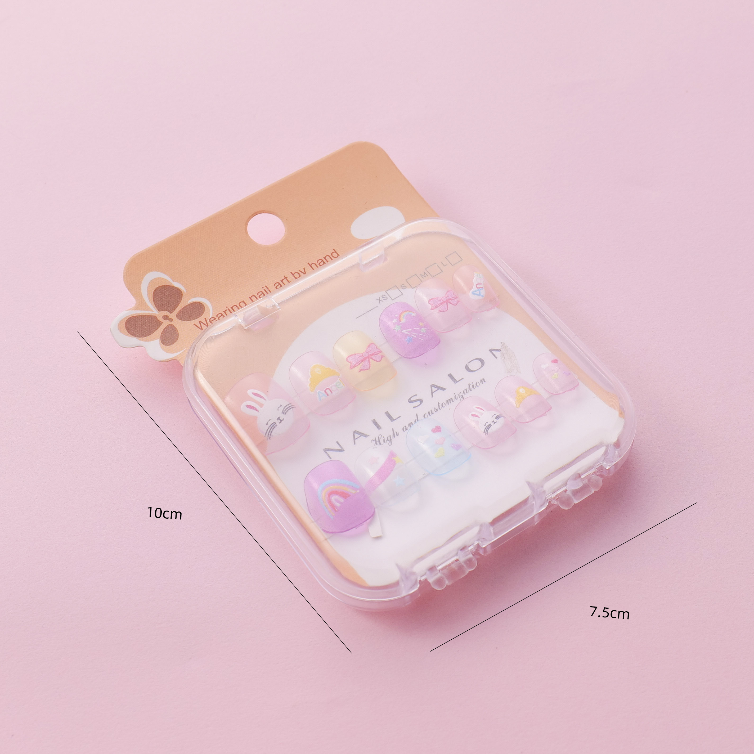 Cute Series Press-On Nails for Ages 3–15 - 5