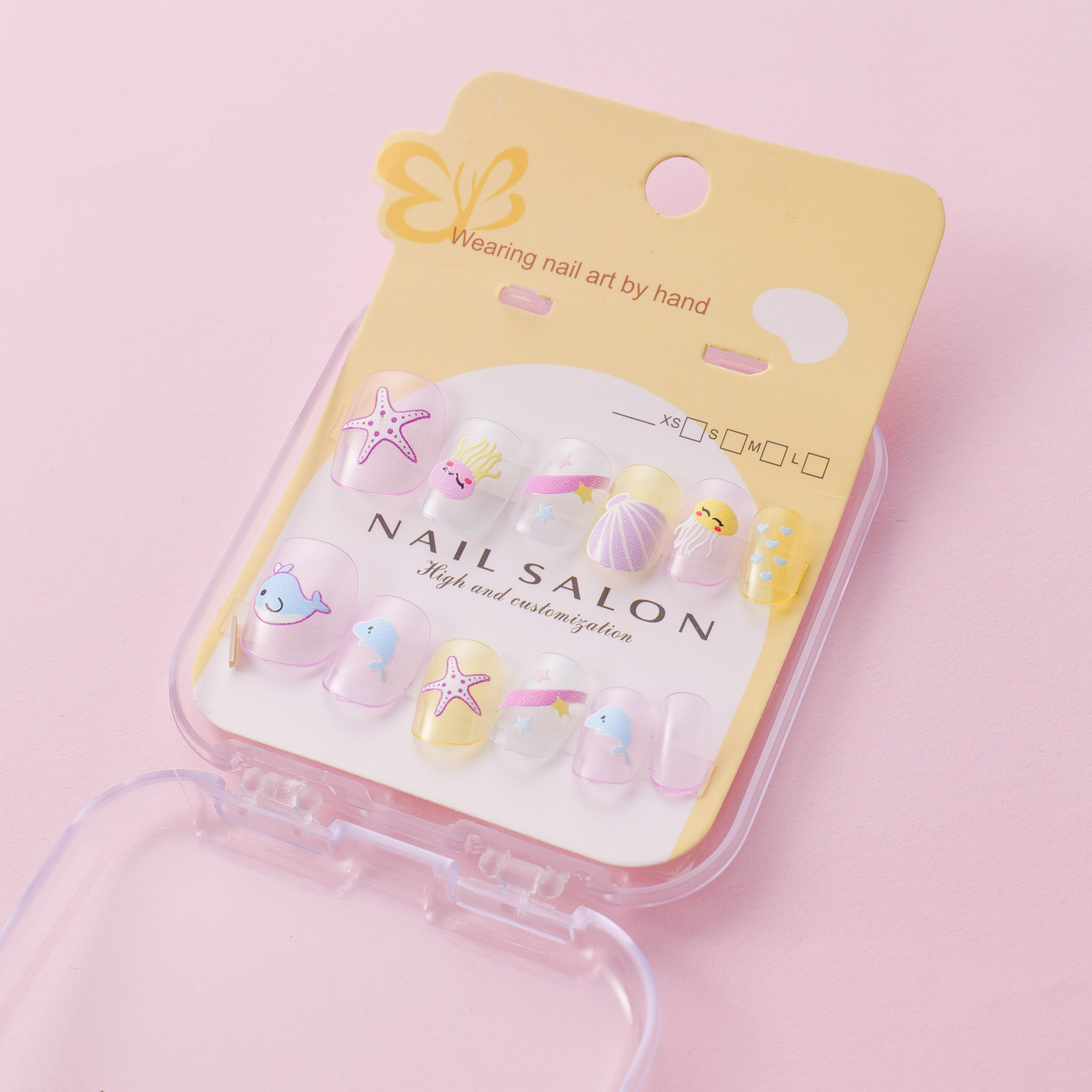 Cute Series Press-On Nails for Ages 3–15 - 5