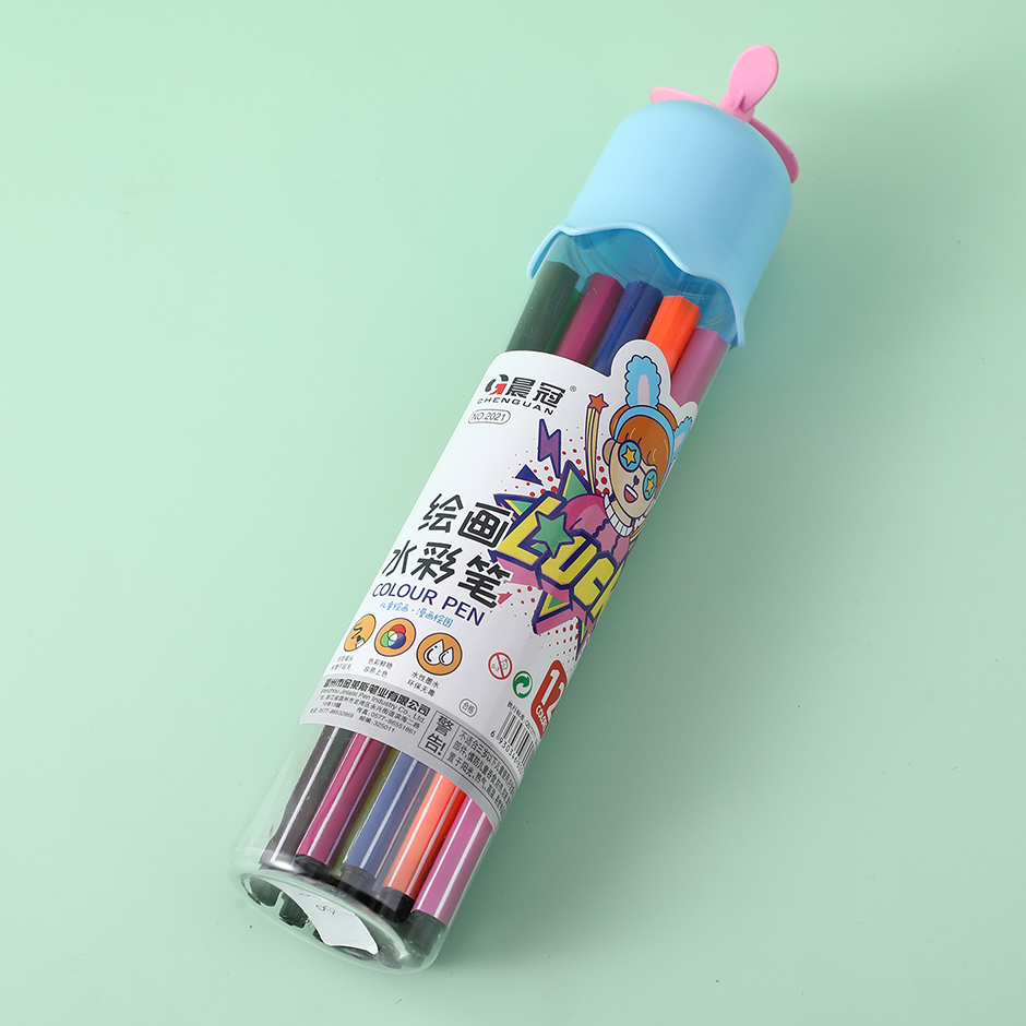 Airplane head shaped watercolor pen(12 PCS) 2021