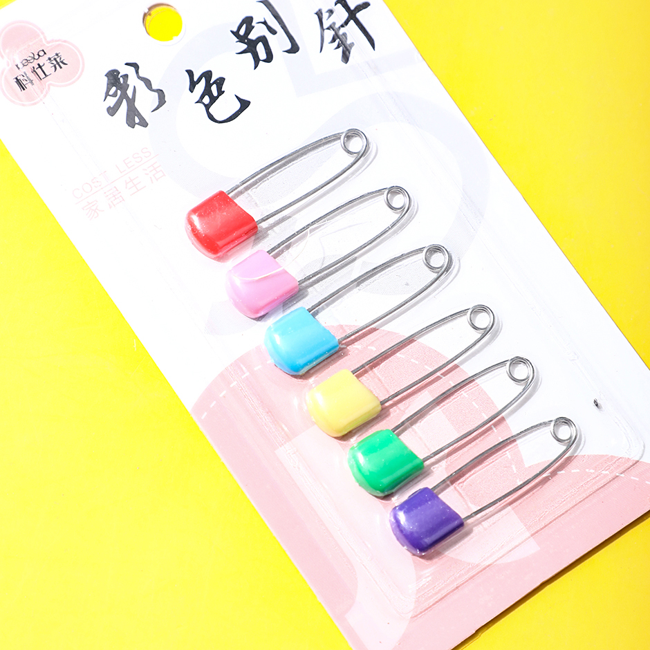 Stainless steel color pin 6pcs