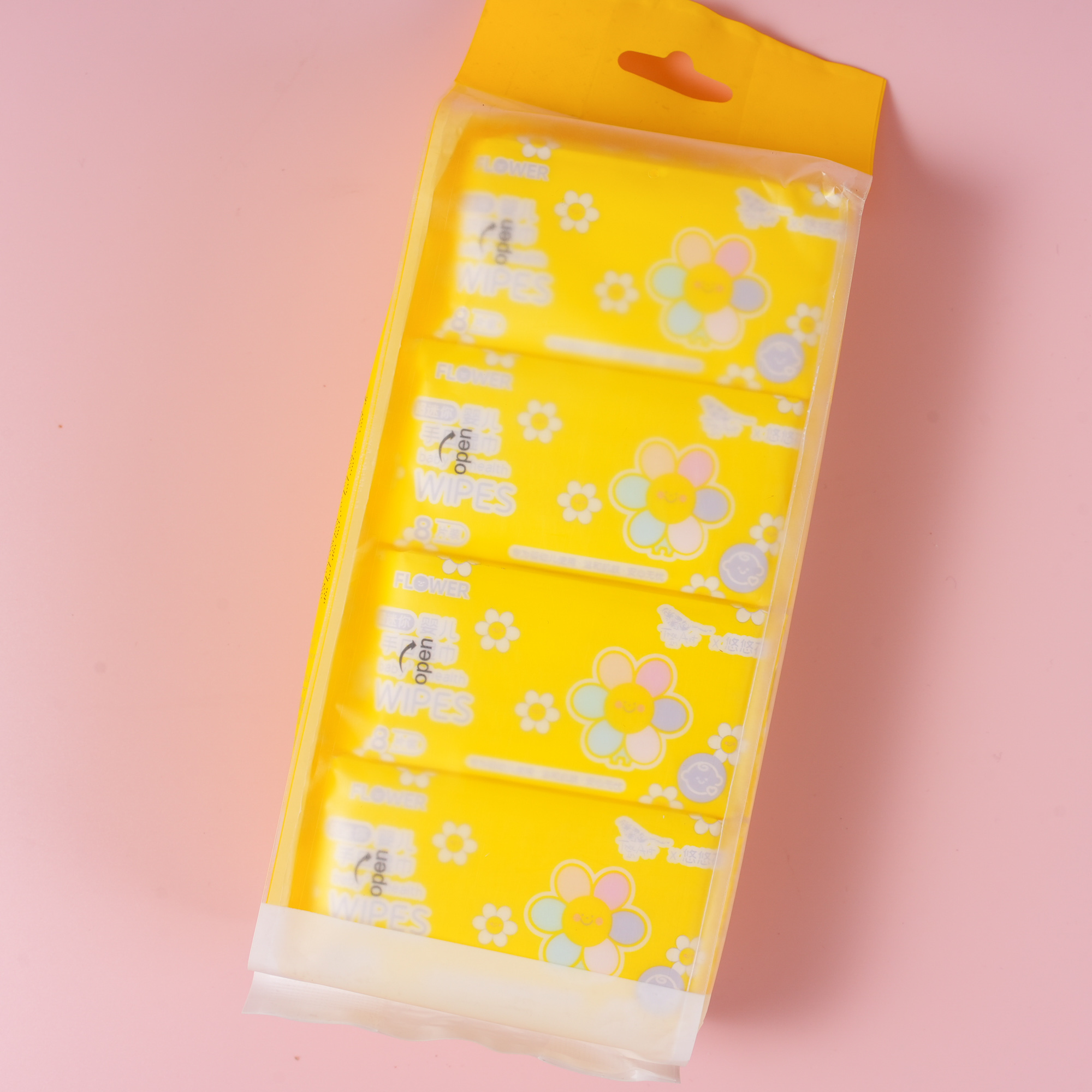 Sunflower Ultra Mini Baby Hand and Mouth Wipes - 8-Pack
