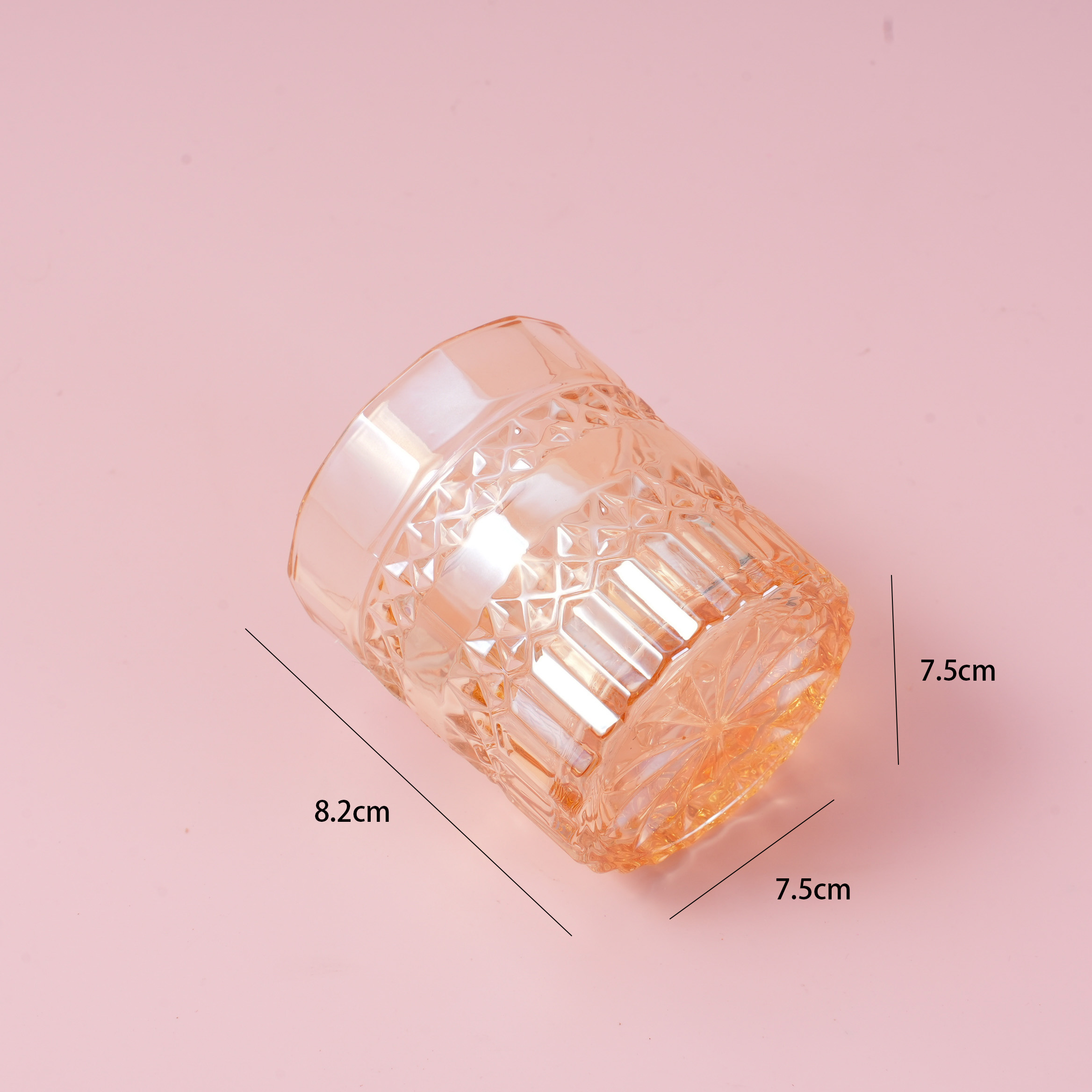 Electroplated Glass Cup (with inner box) 220ml-K7408B