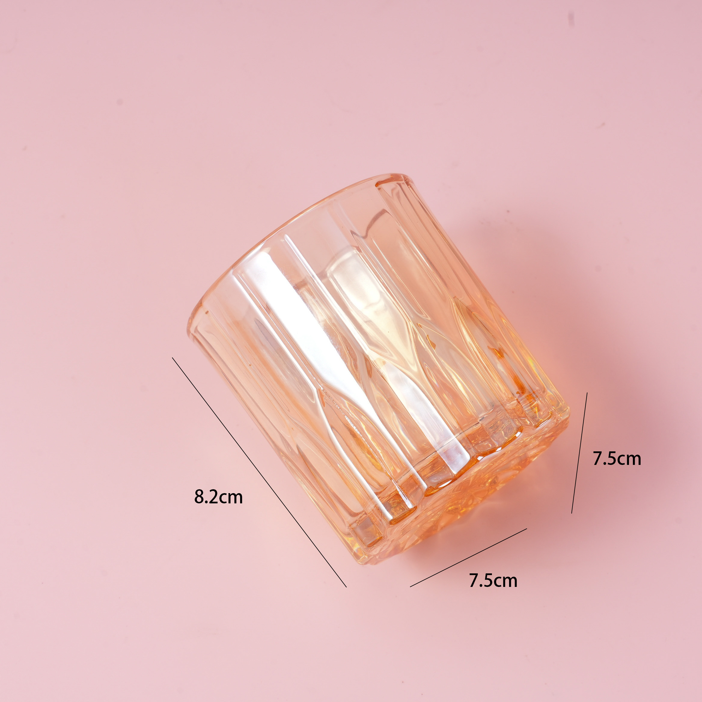 Electroplated Glass Cup (with inner box) 220ml-K7408D