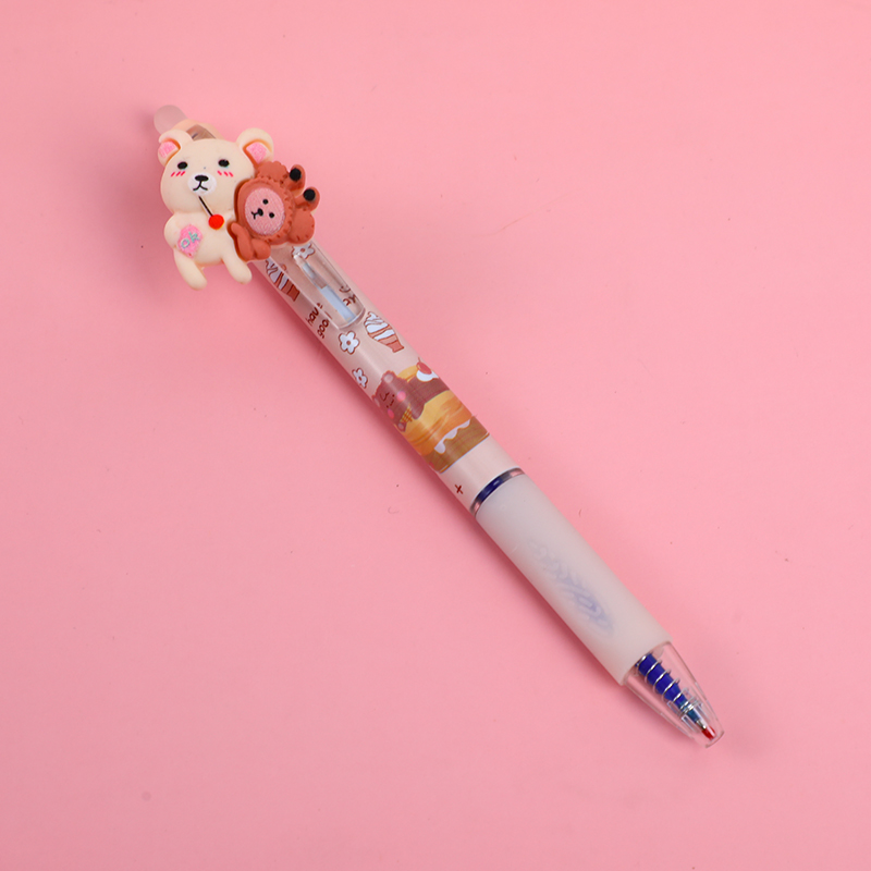 Little bear erasable and clickable gel pen-black MP-8811(1 PC)