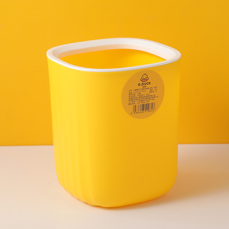 Little yellow duck series-tabletop trash can