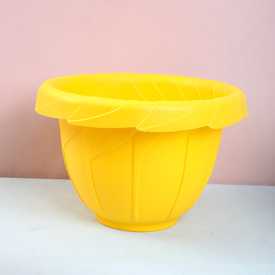 837 Crimped flower pot
