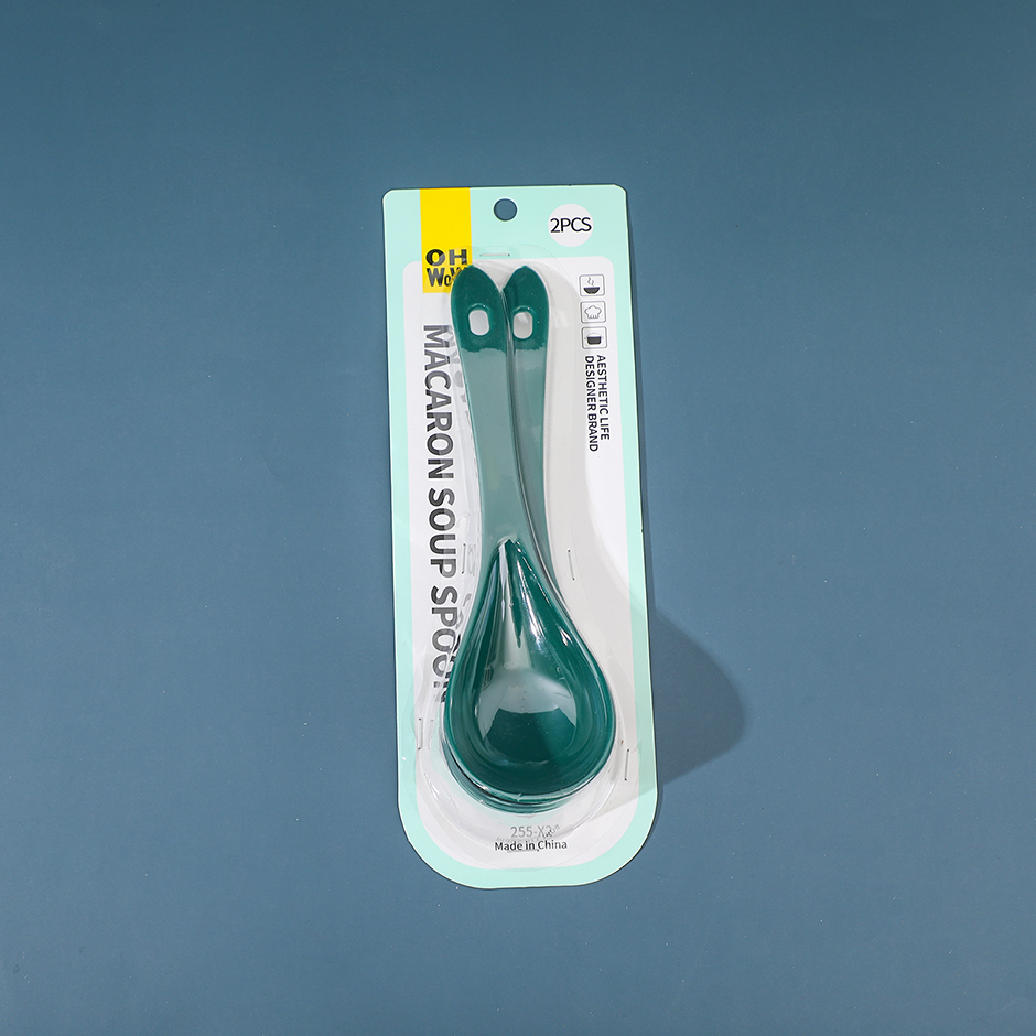 Macaron soup spoon 2 PCS-255-X2