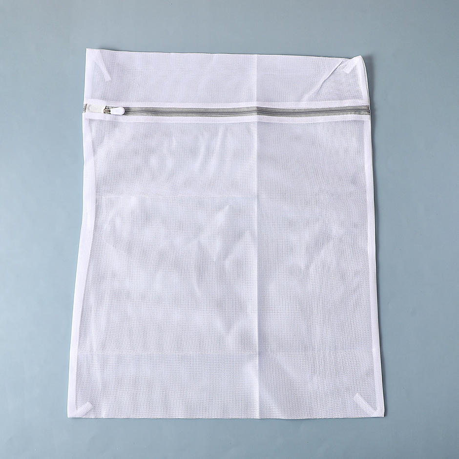 60g gray and white laundry bag 40 x 50