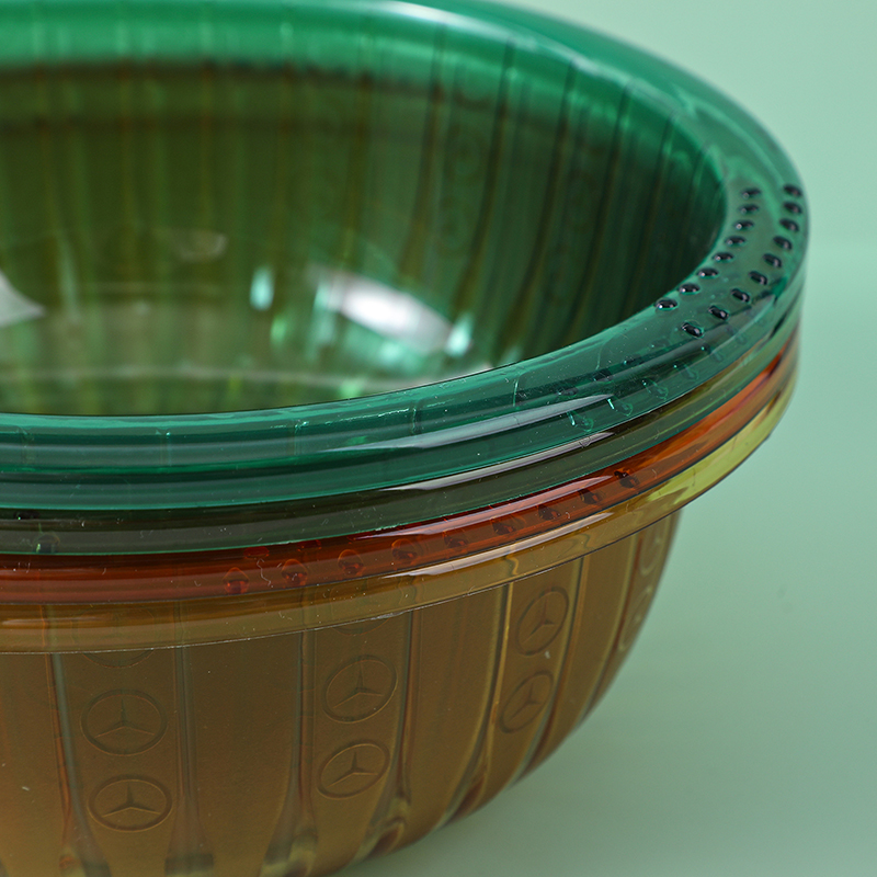PET crystal multi-purpose basin 22.8 x 9cm-8-01