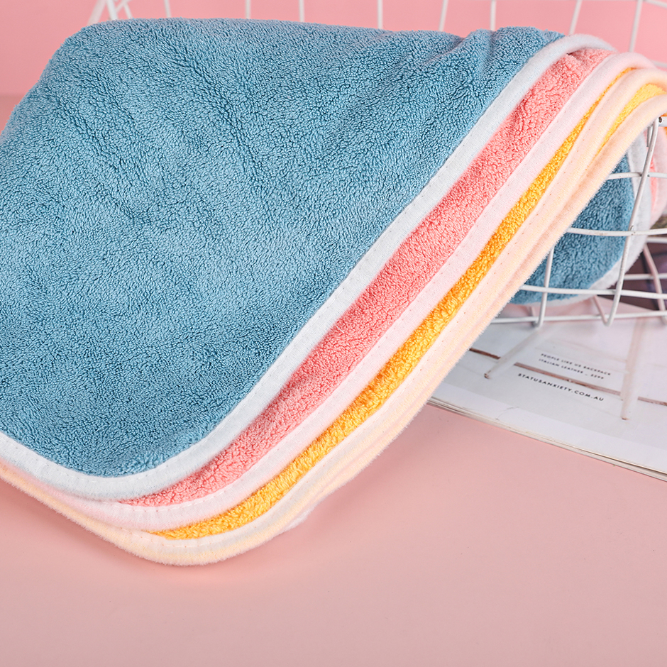 ABC embroidered square towel 35 x 35