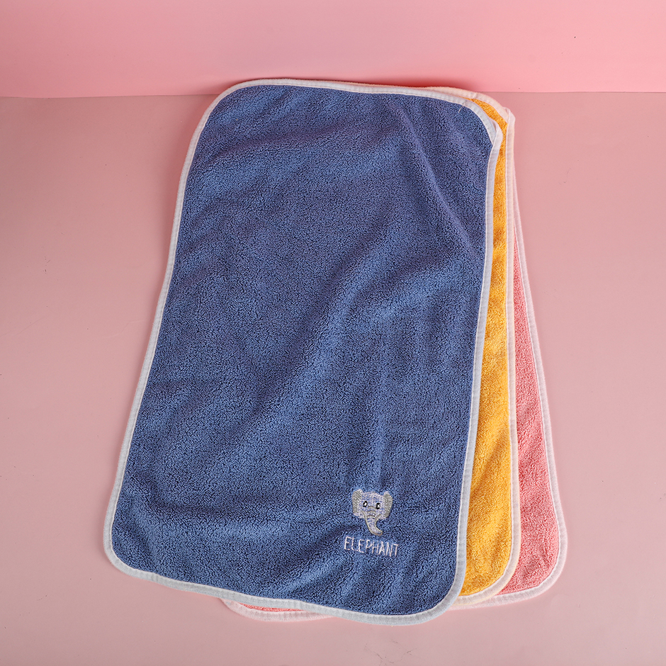 Three-dimensional cartoon embroidered square towel 30 x 50