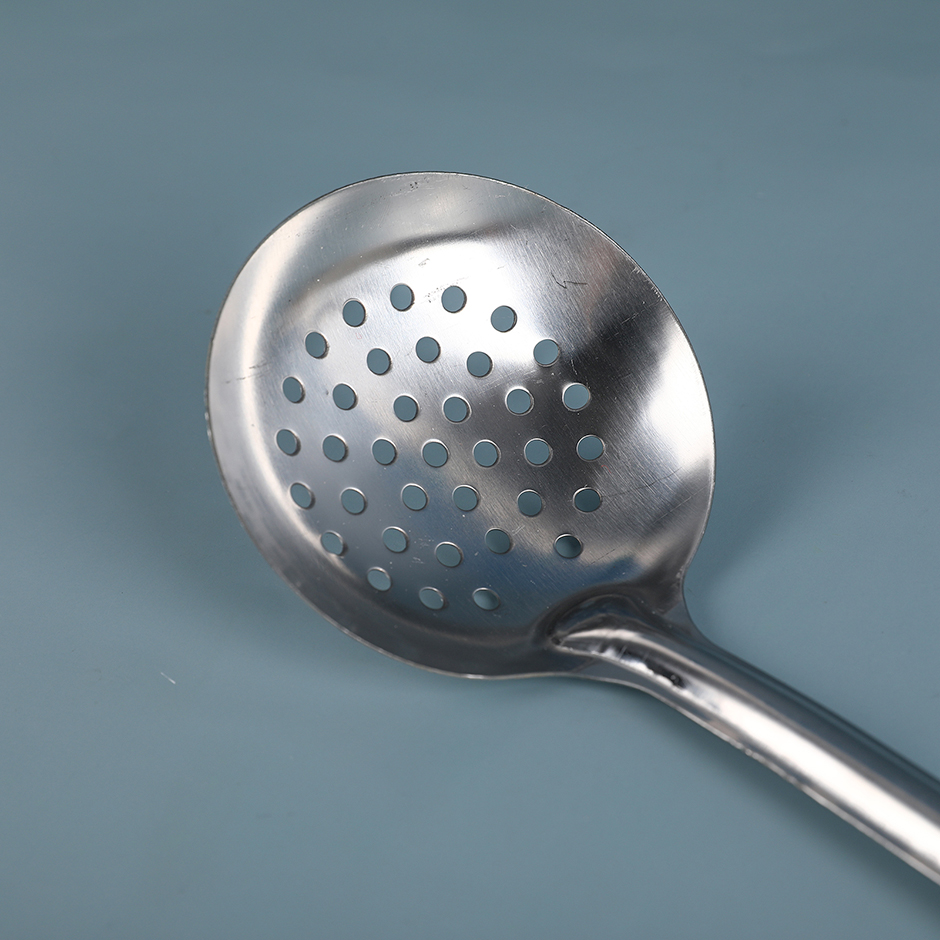 Colorful pattern 10# slotted spoon