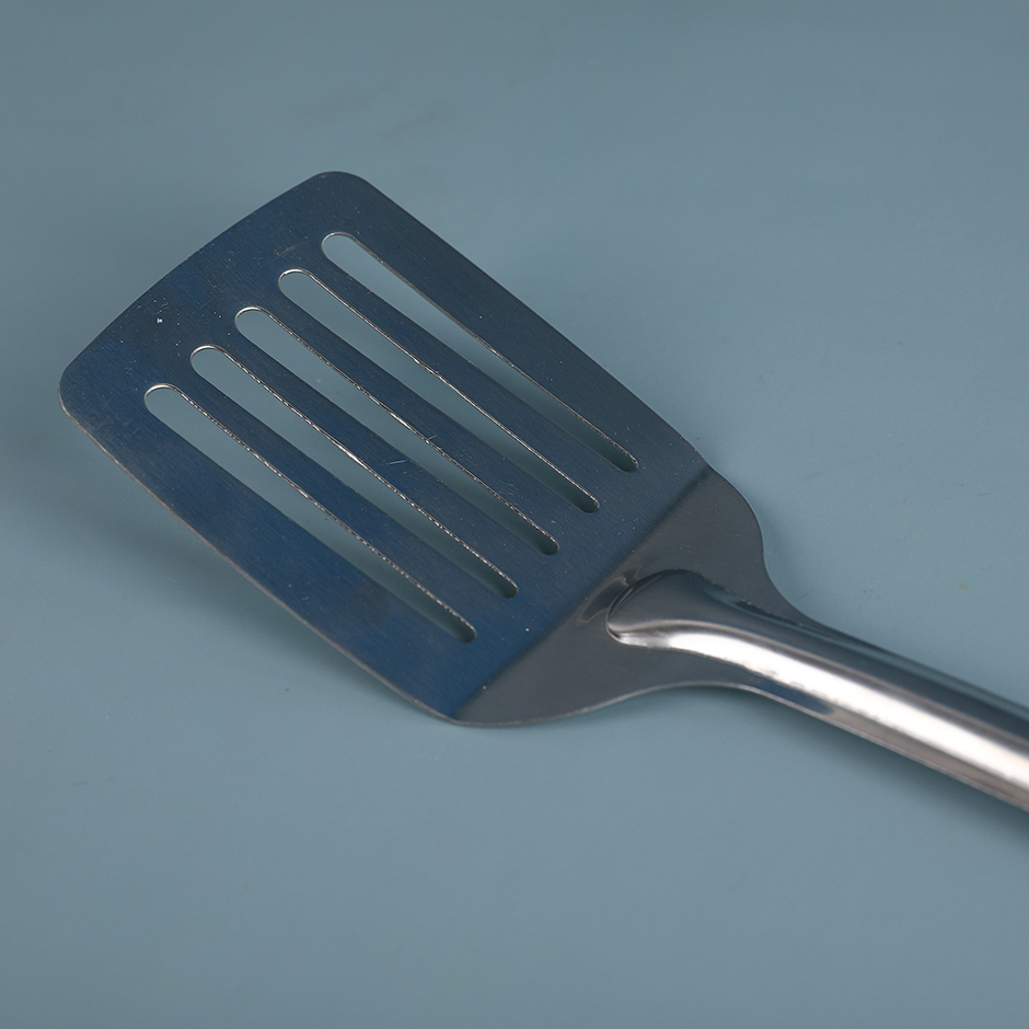 Blue handle spatula