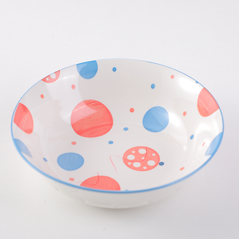 7 inch starry sky aviation ceramic bowl