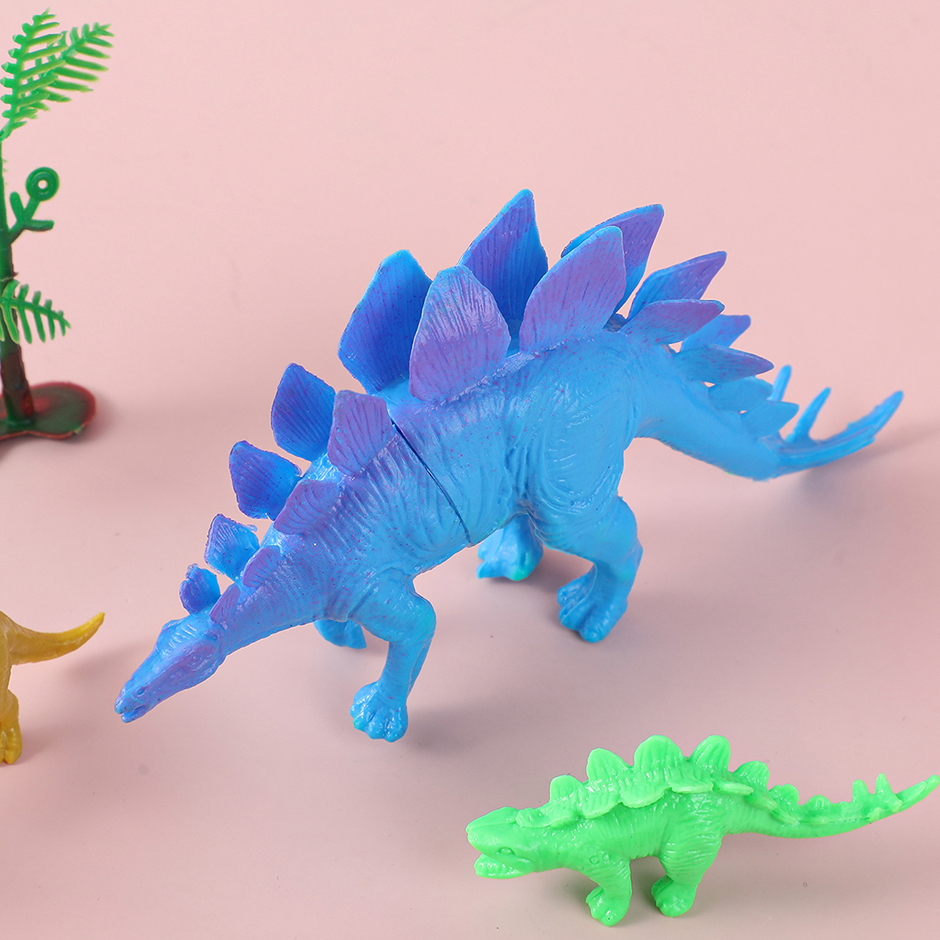 Colorful dinosaur model set (randomly mixed sent)