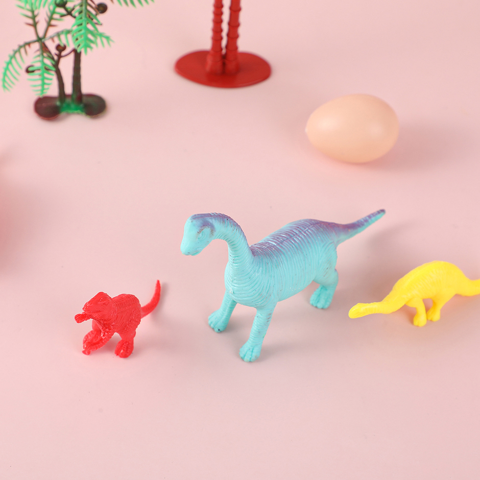 Colorful dinosaur model set (randomly mixed sent)-1