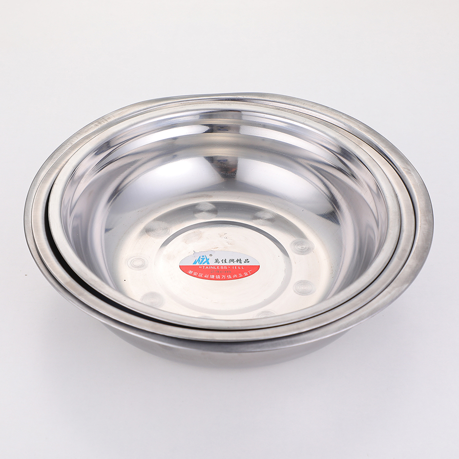 03 Stainless steel soup bowl-28cm