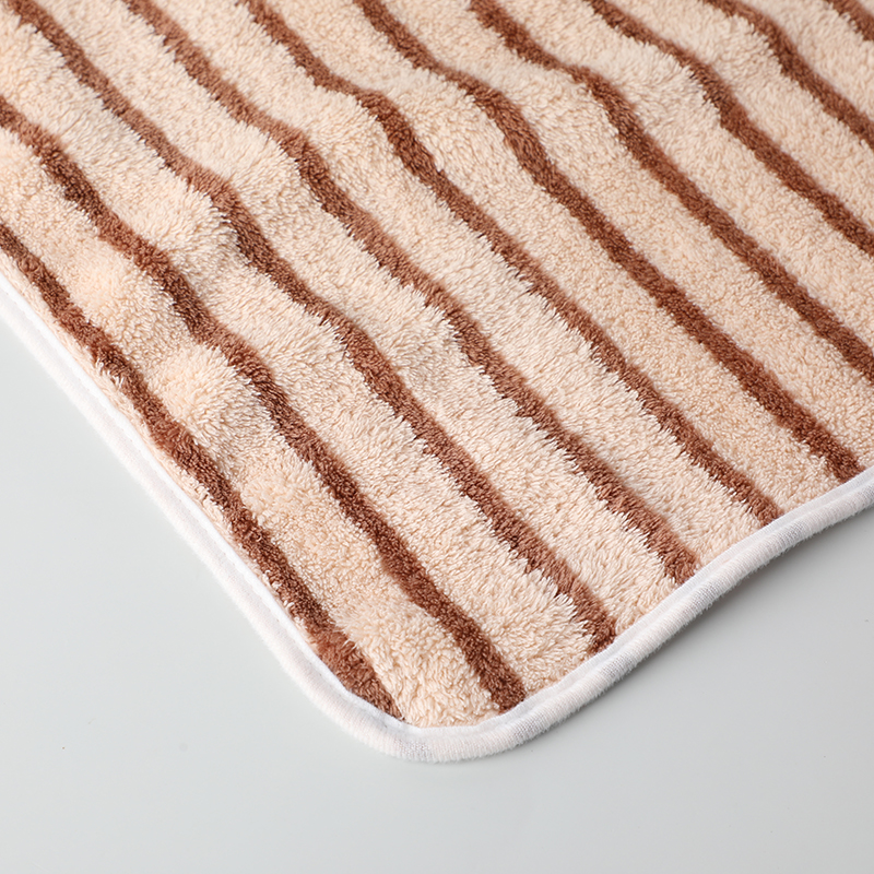 Simple striped square towel 35 x 35